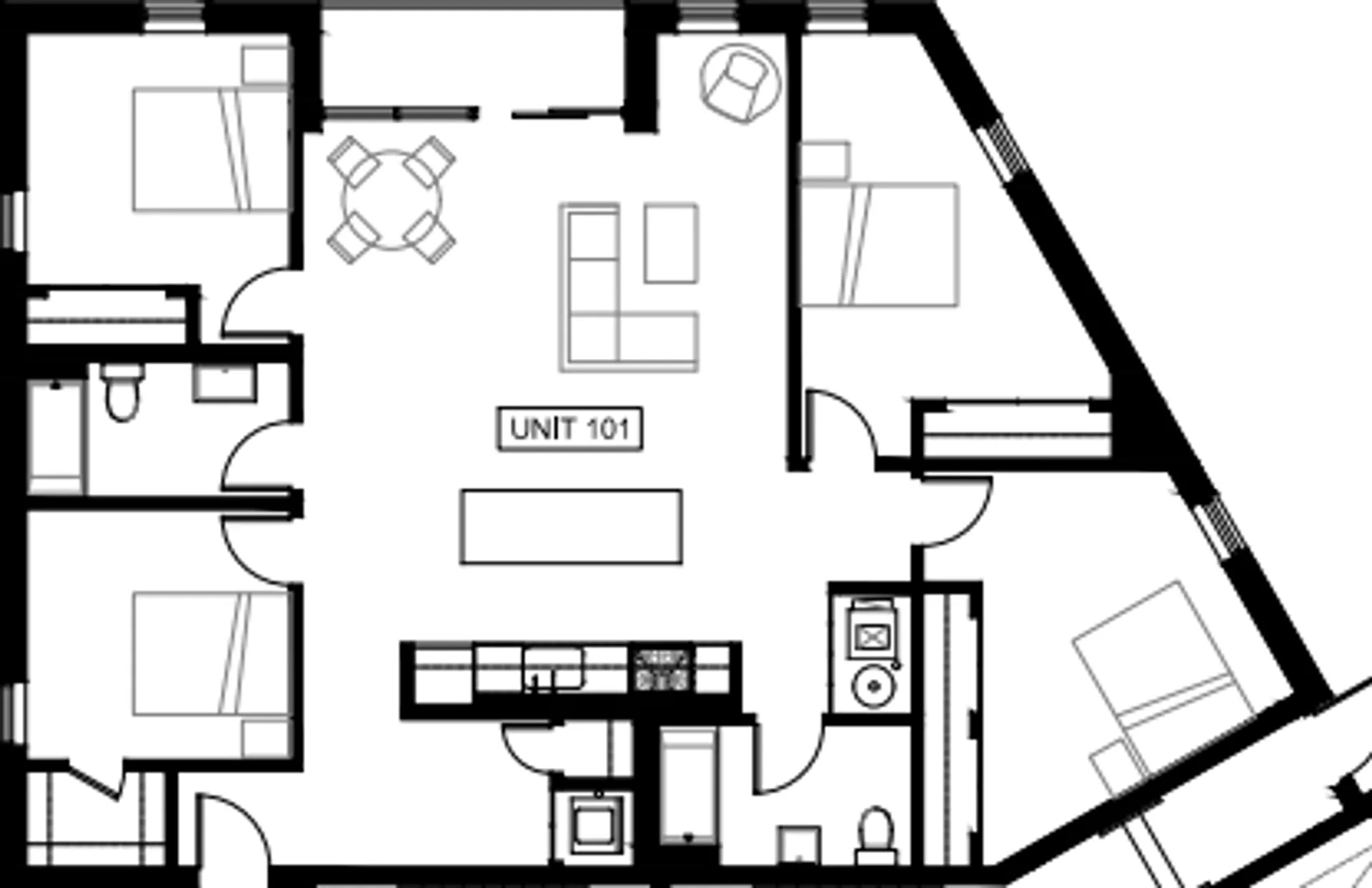 1045 W Cornelia Ave, ,  60657, USA 60657-unit#101-Chicago-IL
