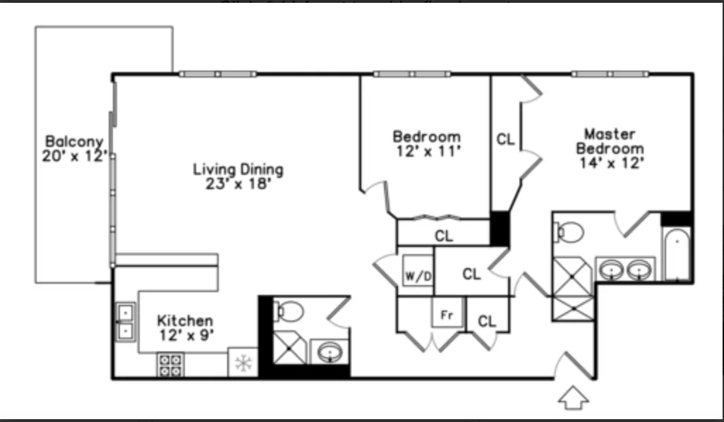 1342 W Randolph St, ,  60607, USA 60607-unit#2A-Chicago-IL