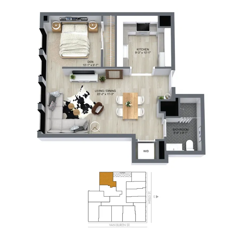 330 S Wells St, ,  60606, USA 60606-unit#1112-Chicago-IL