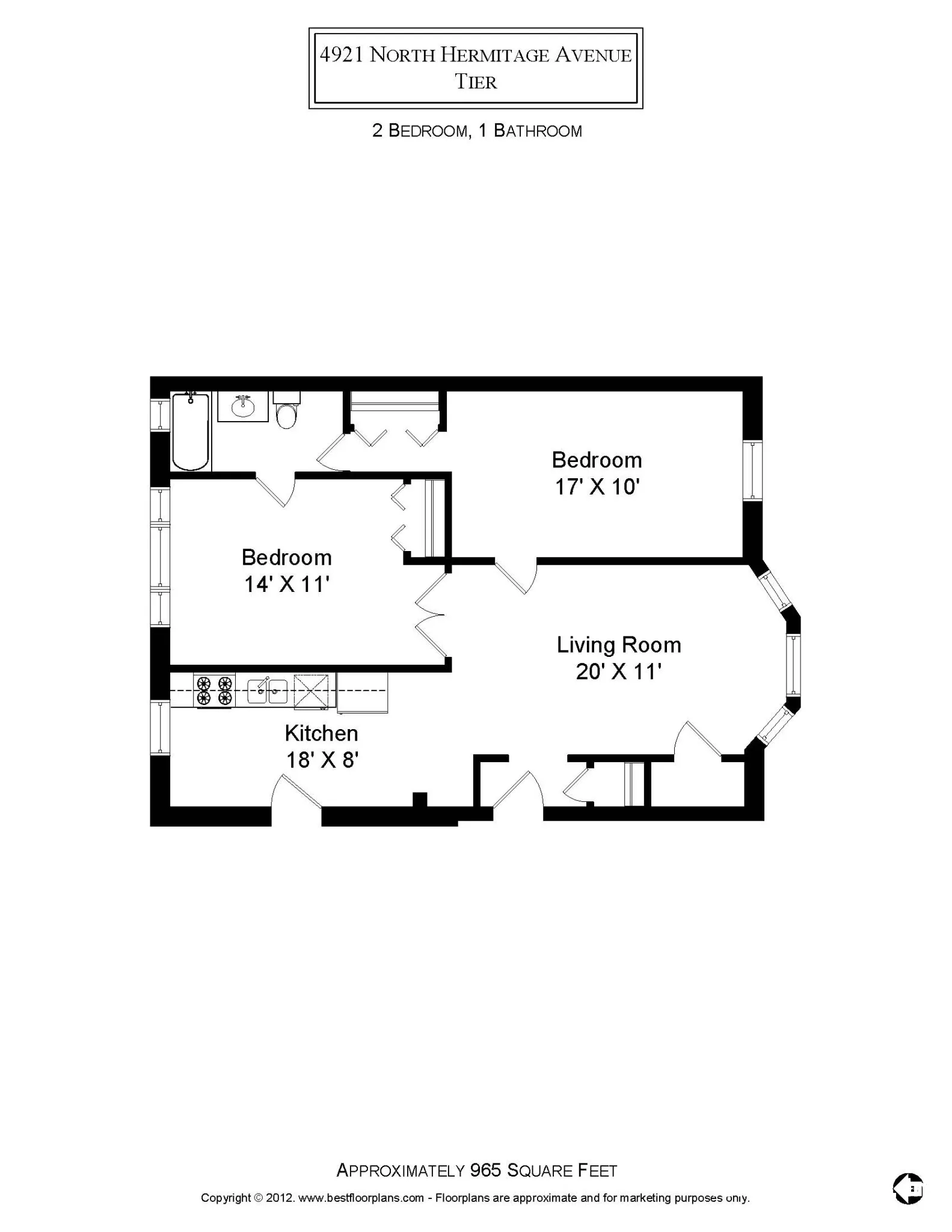 4917 N Hermitage Ave, ,  60640, USA 60640-unit#4921-1-Chicago-IL