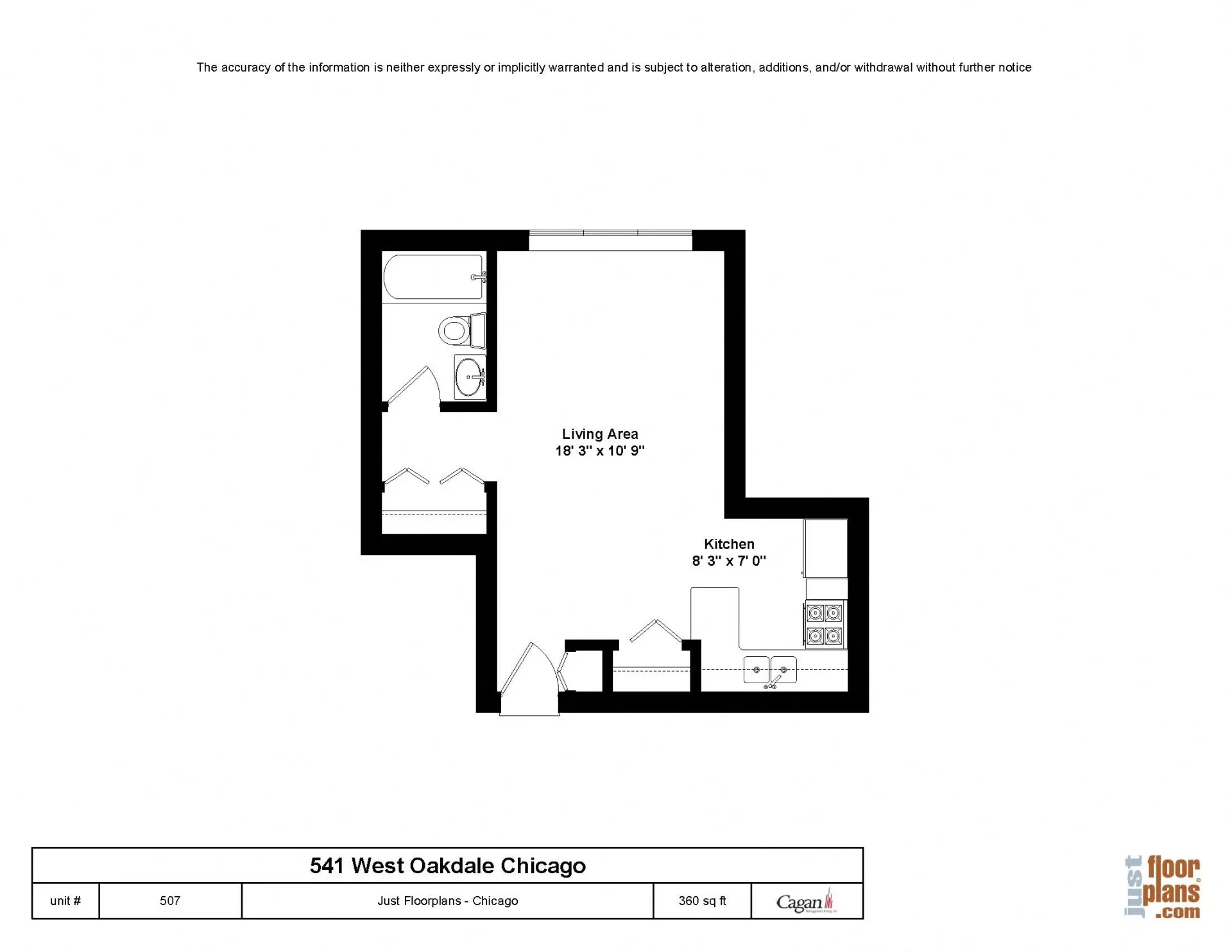541 W Oakdale Ave, , 60657, USA 60657-unit#507-Chicago-IL