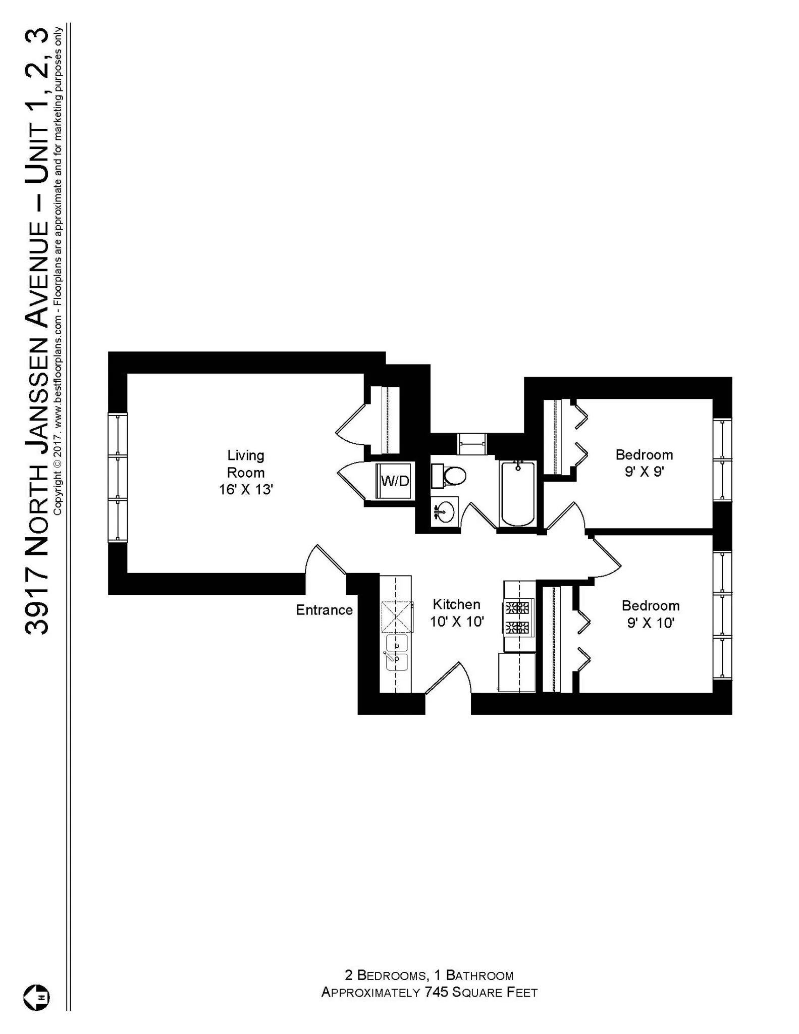 3915 N Janssen Ave, , 60613, USA 60613-unit#3917-3-Chicago-IL