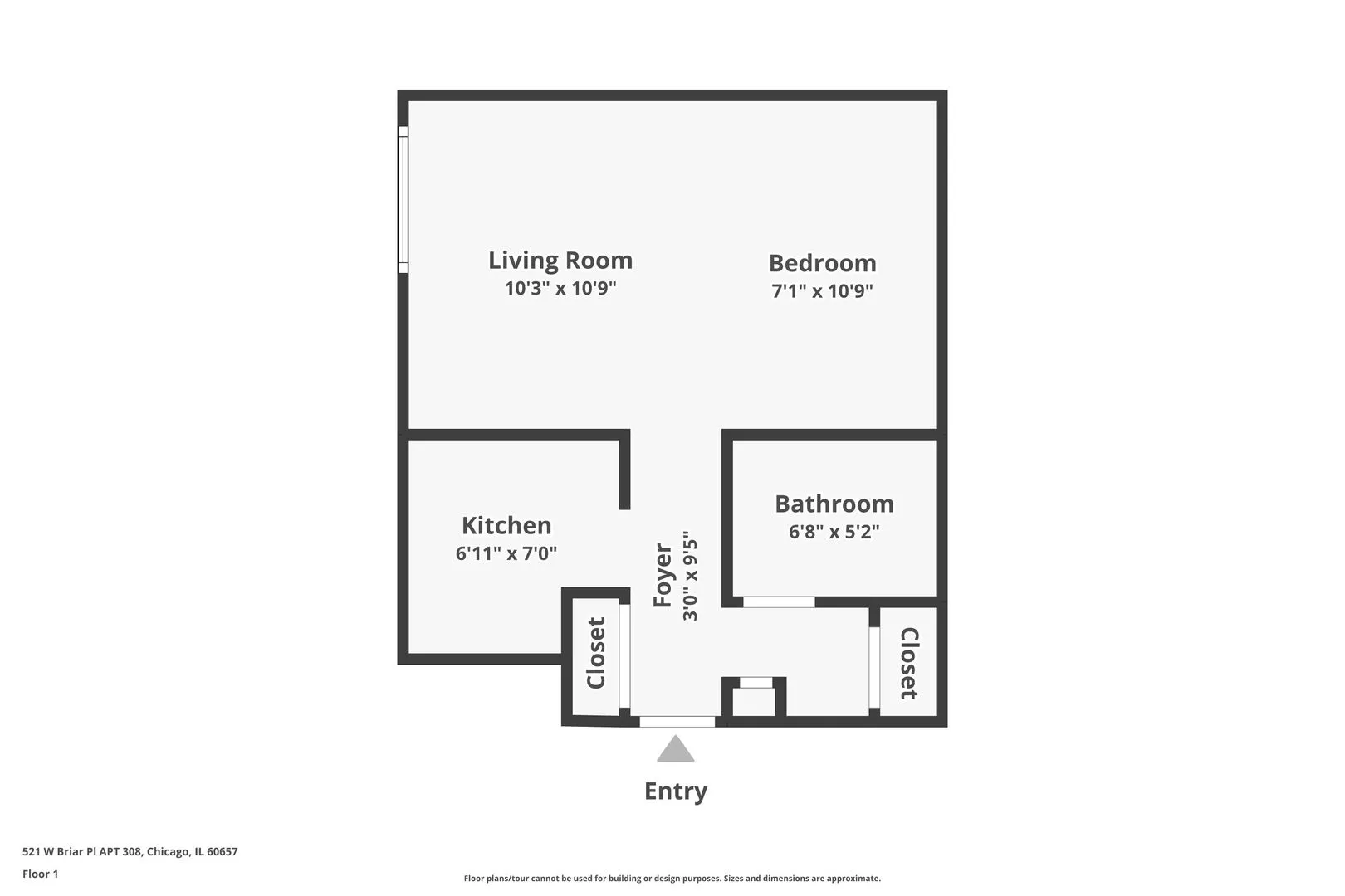 521 W Briar Pl, ,  60657, USA 60657-unit#308-Chicago-IL