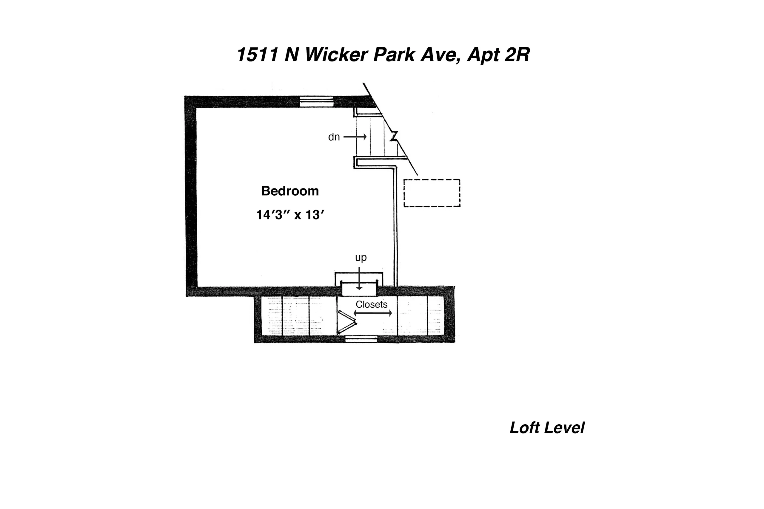 1511 N Wicker Park Ave   60622 60622-unit#2R-Chicago-IL