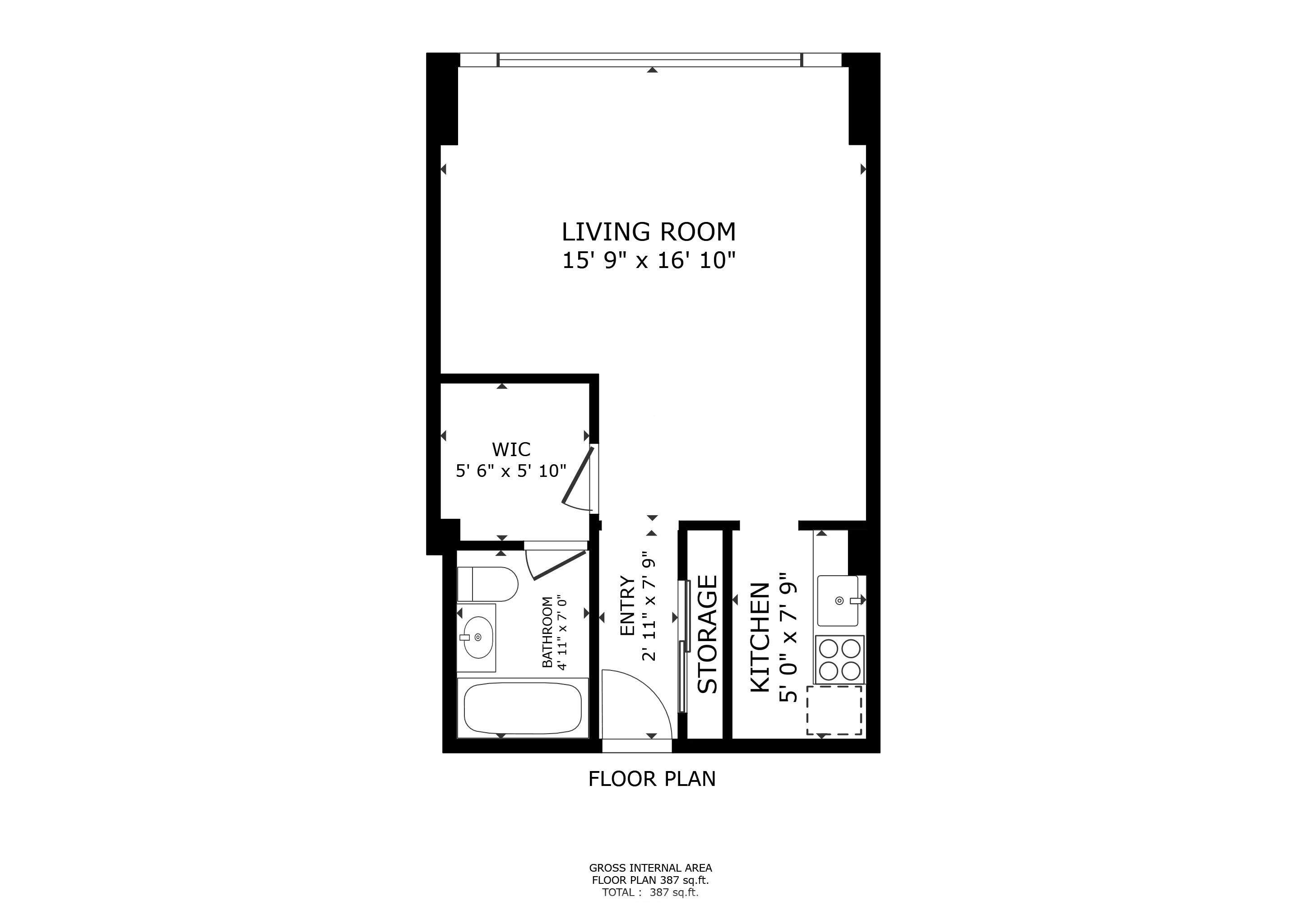 3130 North Lake Shore Drive, One Bedroom, Bedroom