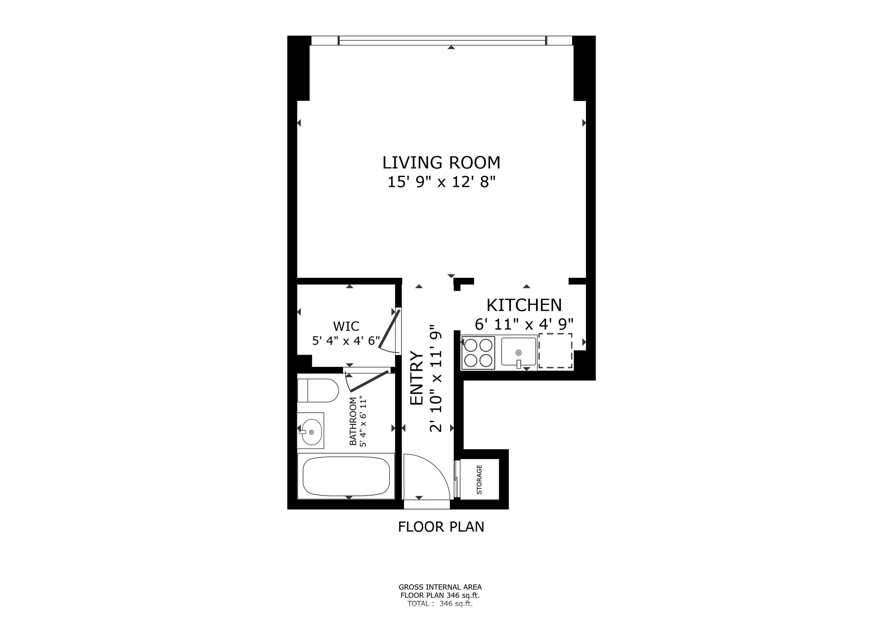Studio, Living Room at 3130 North Lake Shore Drive Apartments in Lakeview