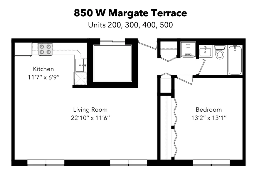 850 W Margate Terrace   60640 60640-unit#200-Chicago-IL