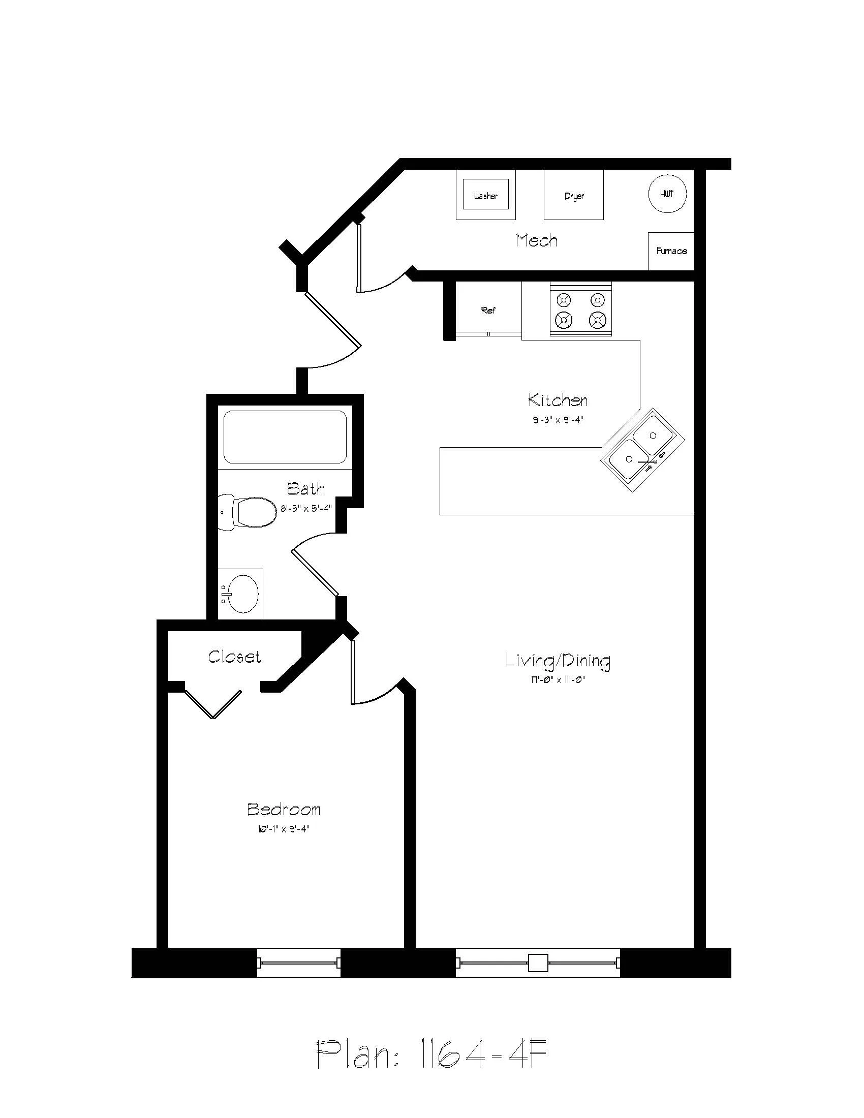 1164 W GRAND AVE 60642-unit#4F-Chicago-IL