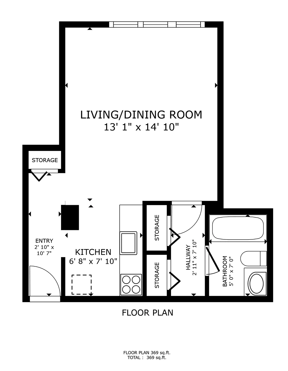 kitchen at 515 West Barry Apartments in Lakeview, Chicago