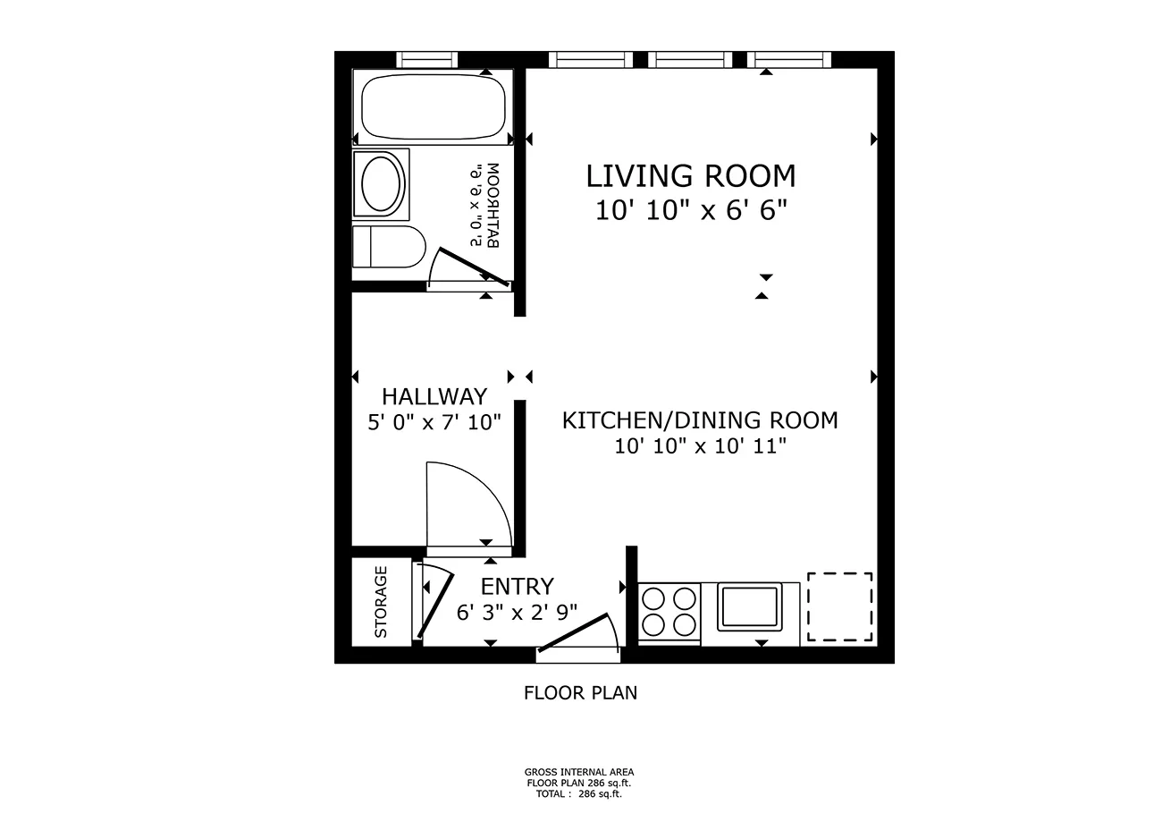 596 West Hawthorne, Studio Kitchen