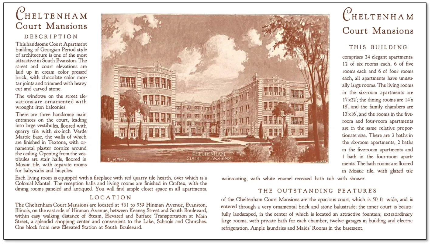 531 Hinman Ave   60202 60202-Cheltenham Court Mansions-Evanston-IL