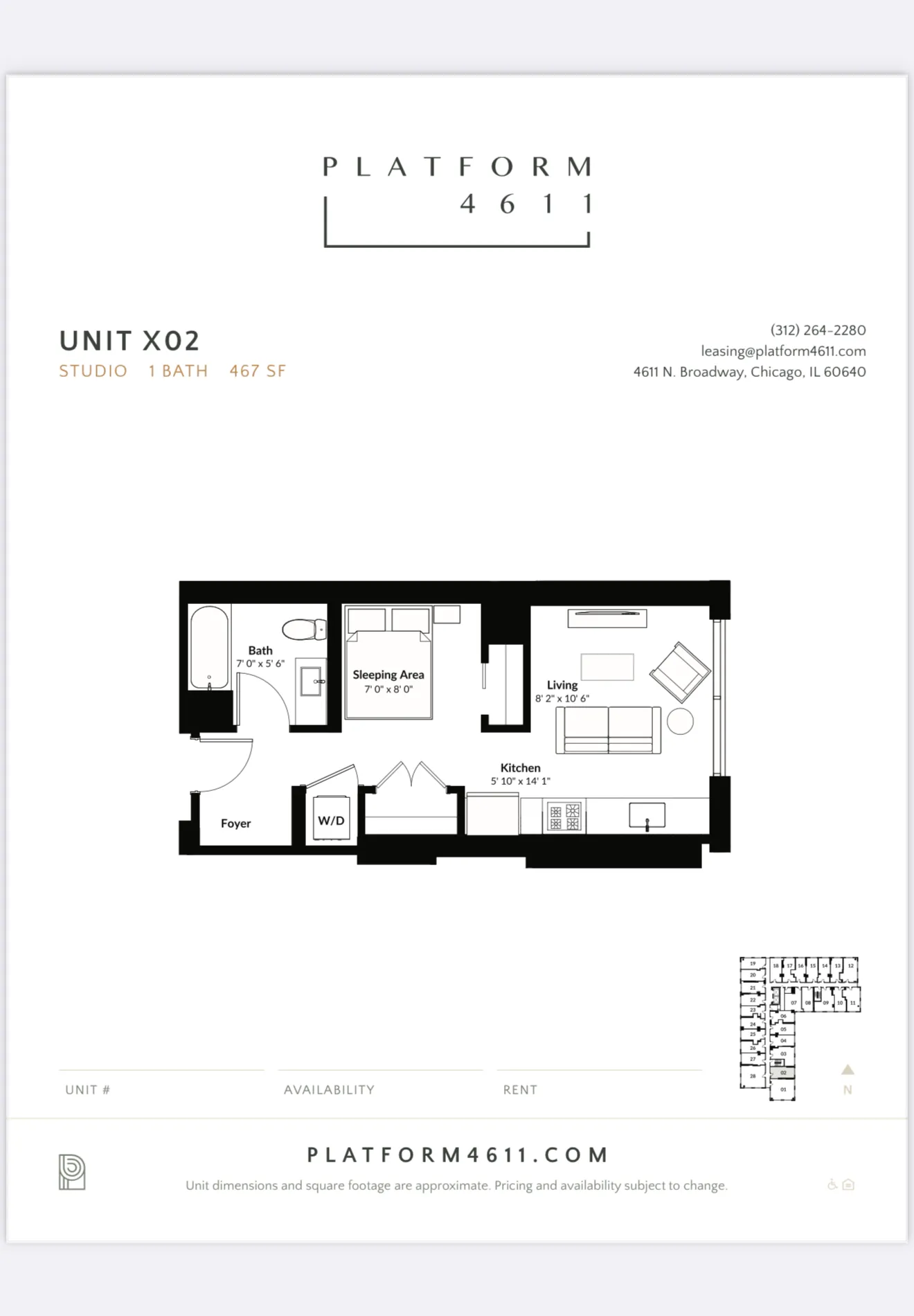 4611 N Broadway 60640 60640-4611 Platform -unit#402-Chicago-IL