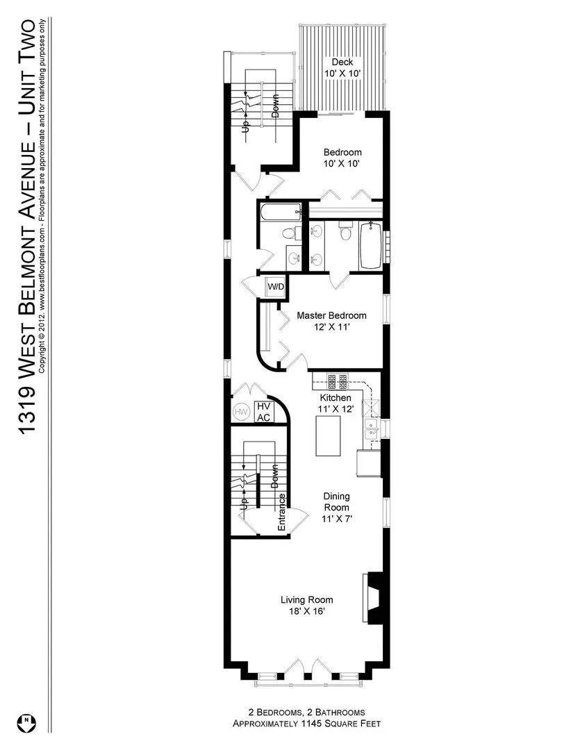 1319 W Belmont Ave 60657 60657-unit#2-Chicago-IL