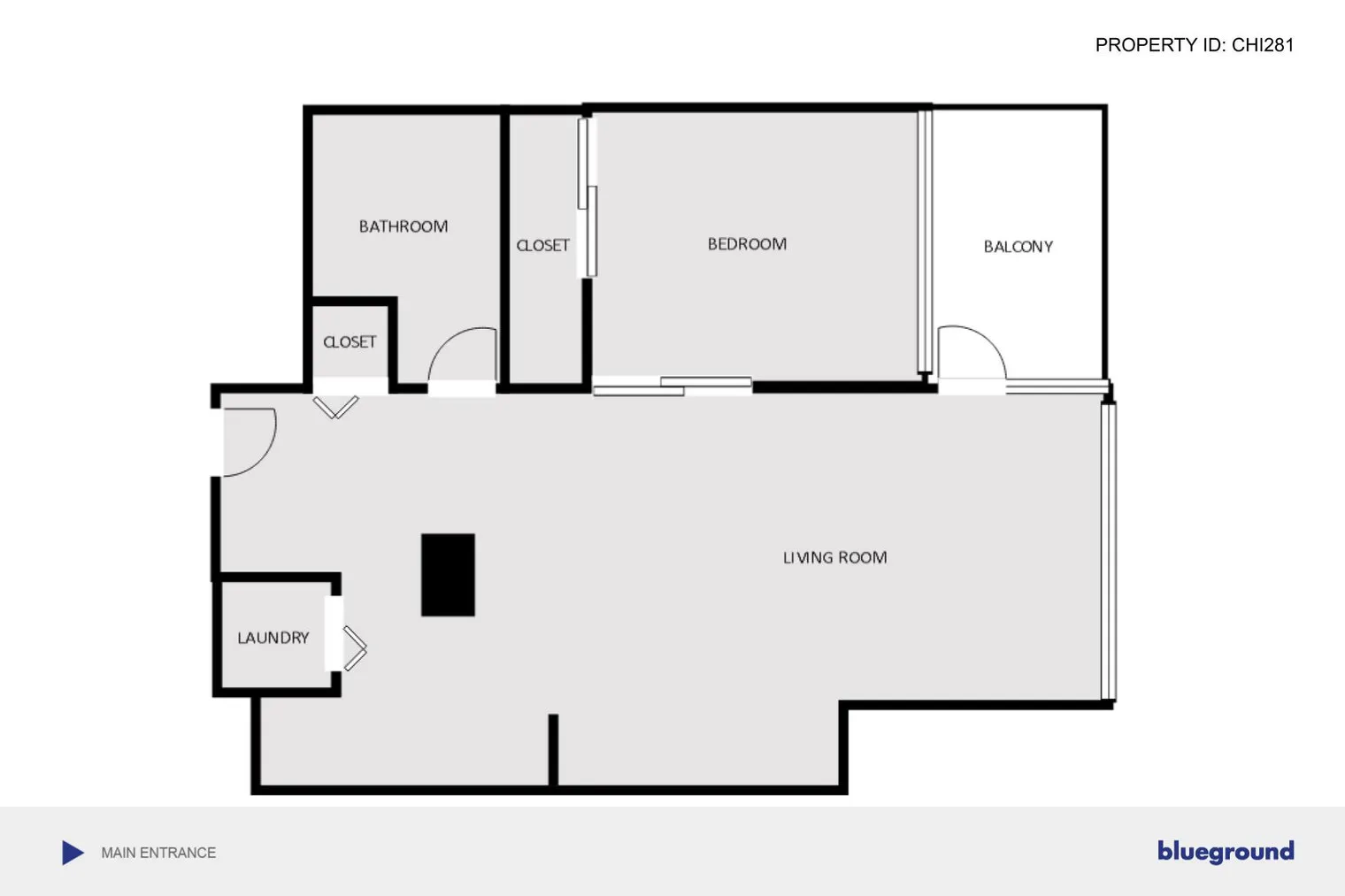 210 N Wells St   60601 60601-Lake & Wells Apartments-unit#ID281-Chicago-IL