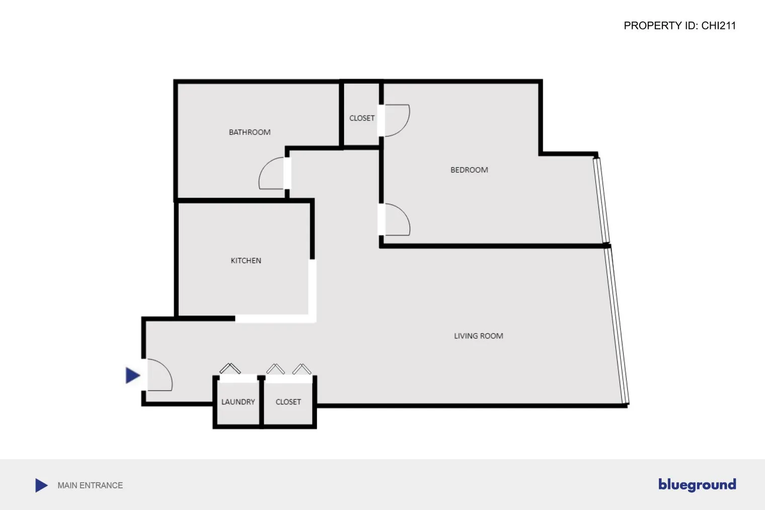 210 N Wells St 60601 60601-Lake & Wells Apartments-unit#ID211-Chicago-IL