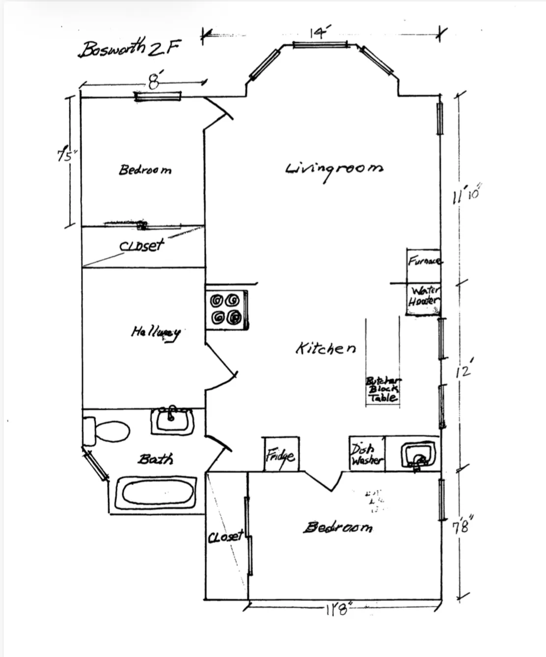 1459 N BOSWORTH AVE 60642-unit#2-F-Chicago-IL