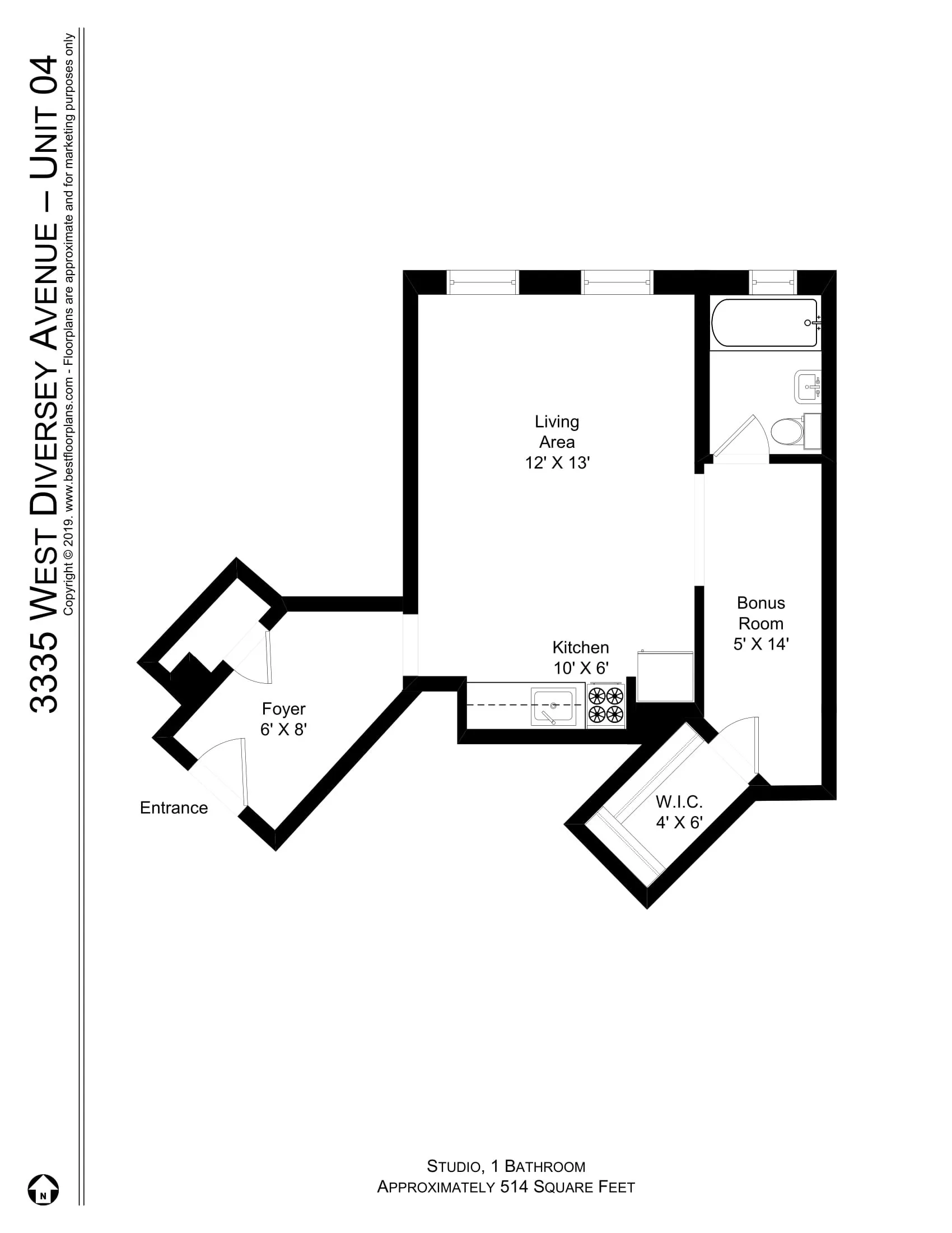 2779 N Milwaukee Ave   60647 60647-unit#104-Chicago-IL