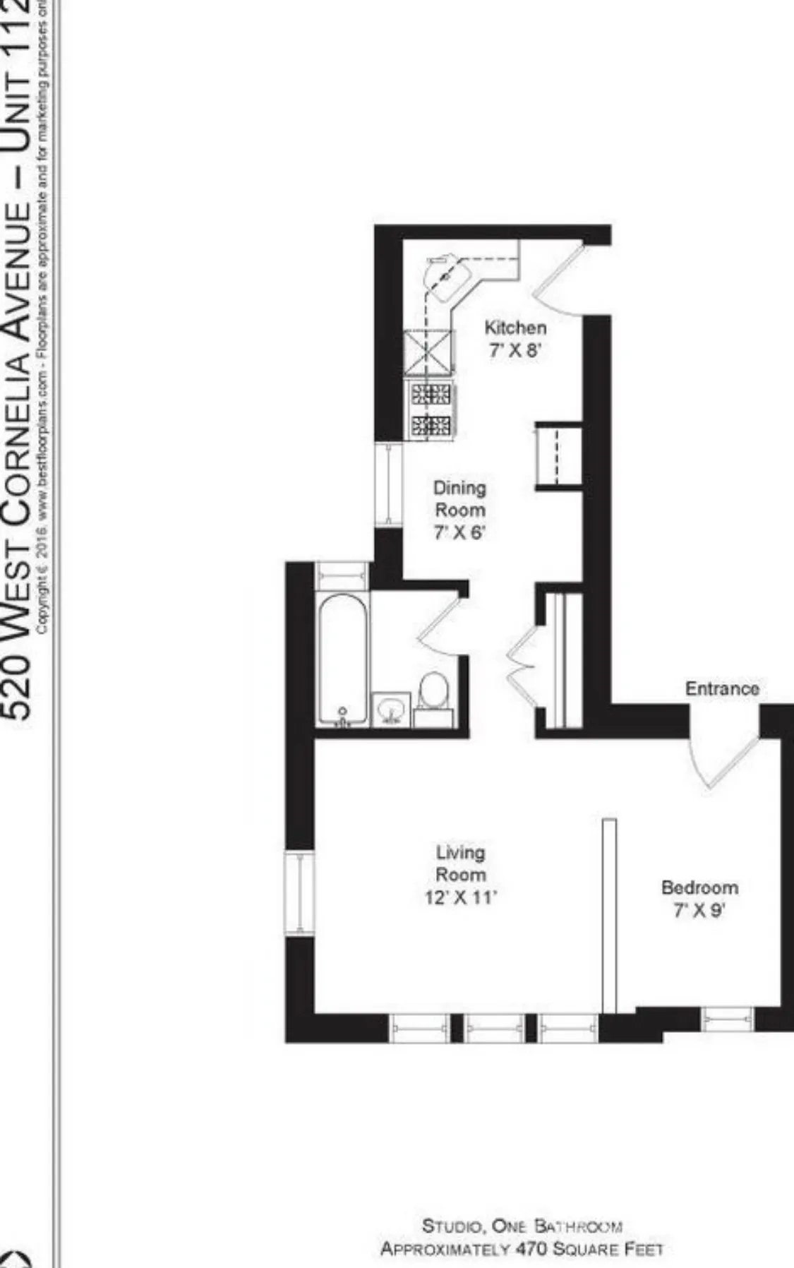 520 W Cornelia Ave   60657 60657-W Cornelia Ave-unit#112-Chicago-IL