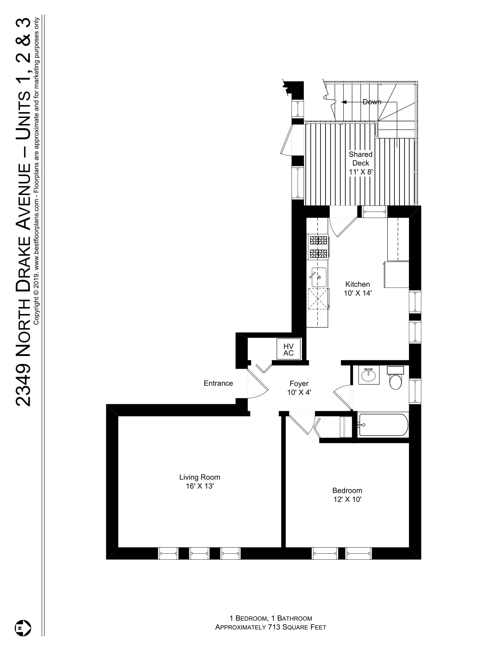 2359 N Drake Ave 60647 60647-unit#2-Chicago-IL