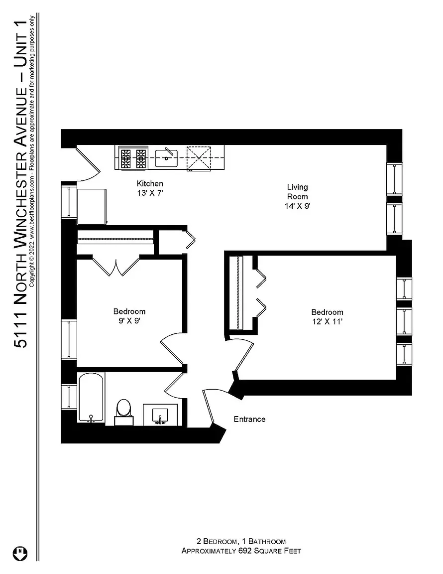 5111 N Winchester Ave 60609 60640-unit#1-Chicago-IL