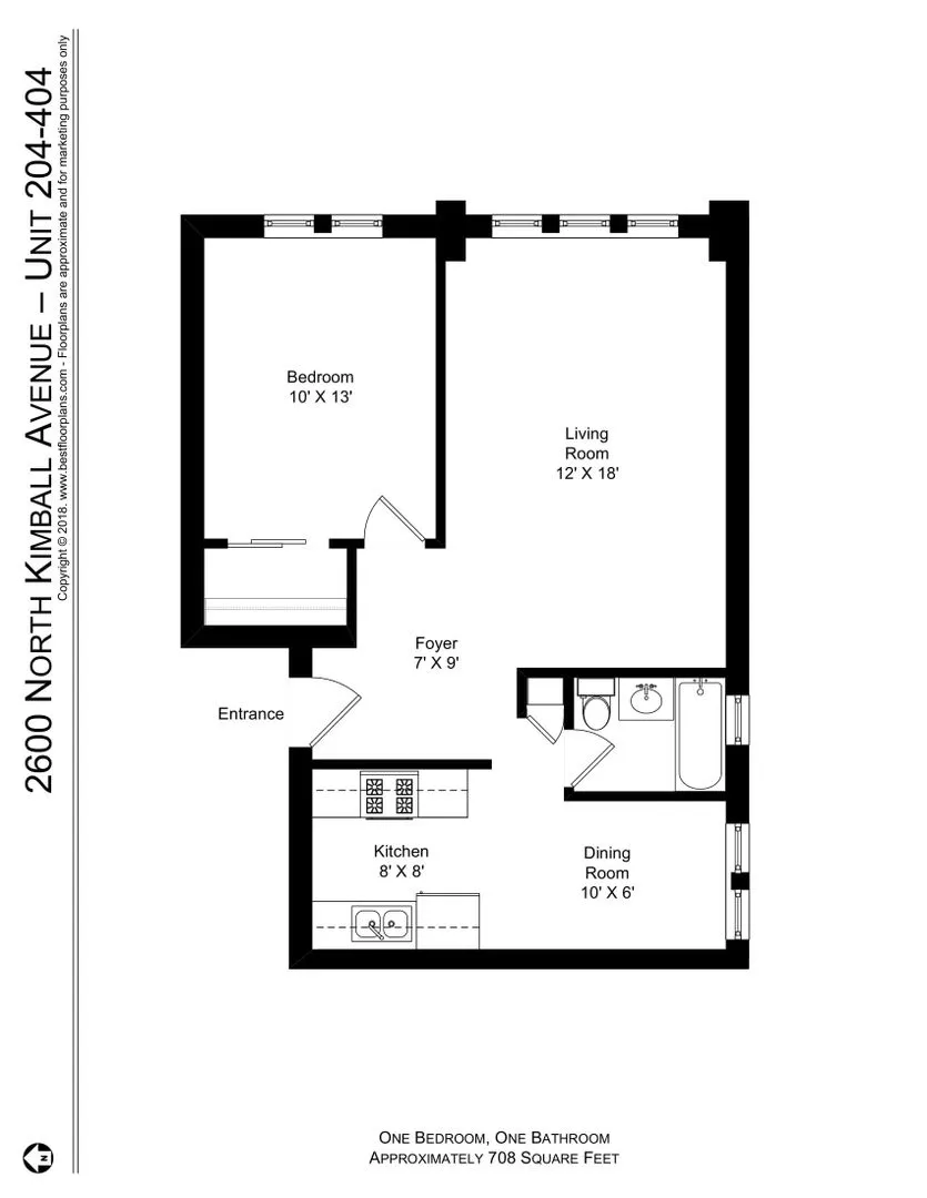 2600 N Kimball Ave   60647 60647-unit#204-Chicago-IL
