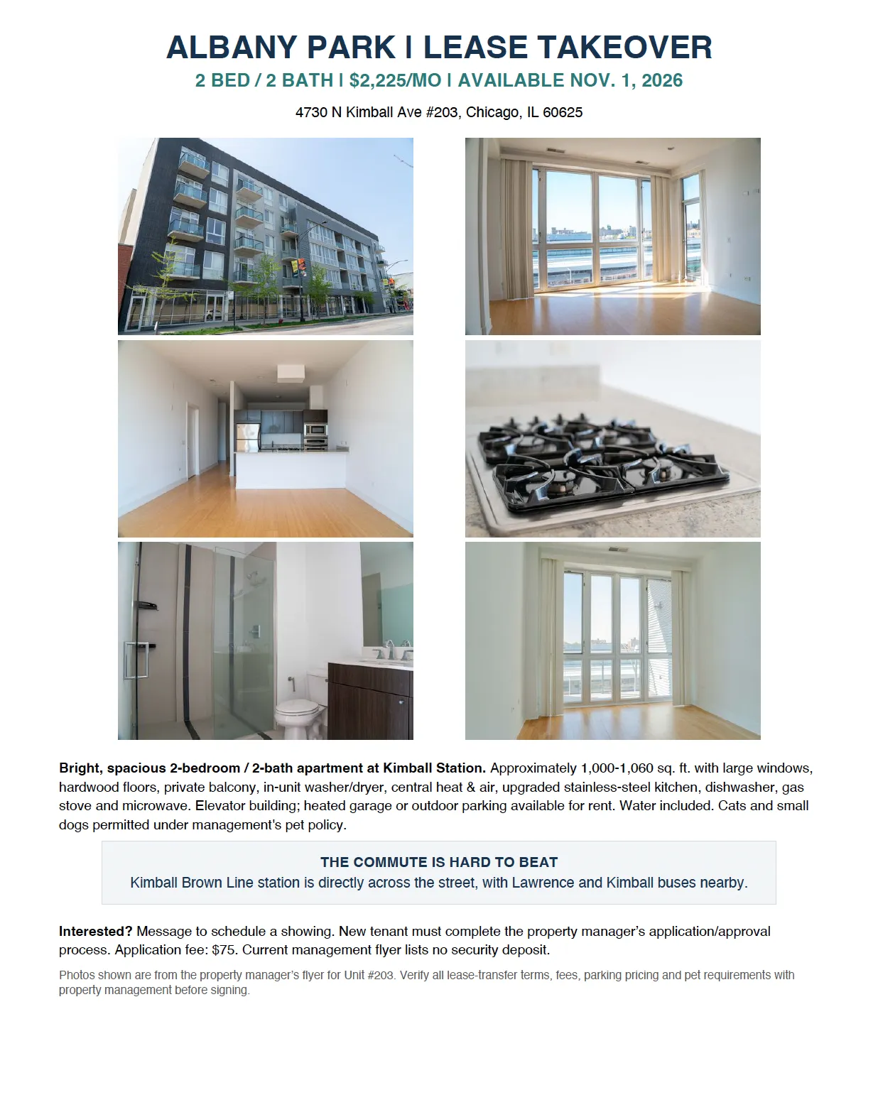 4730 N Kimball Ave   60625 60625-Kimball Station Apartments-Chicago-IL