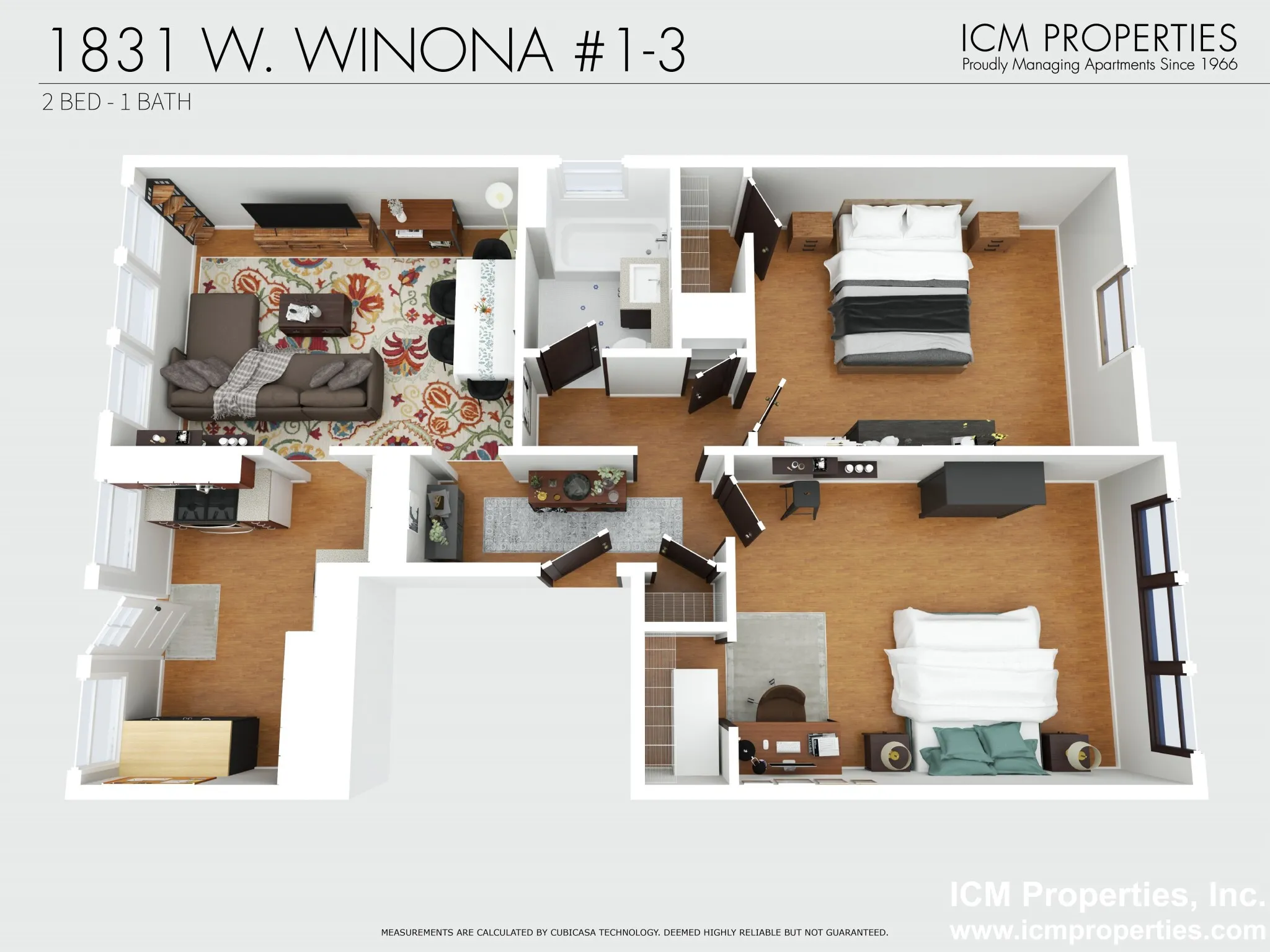 5073 N Wolcott Ave, ,  60640, USA 60640-unit#1831W-2-Chicago-IL