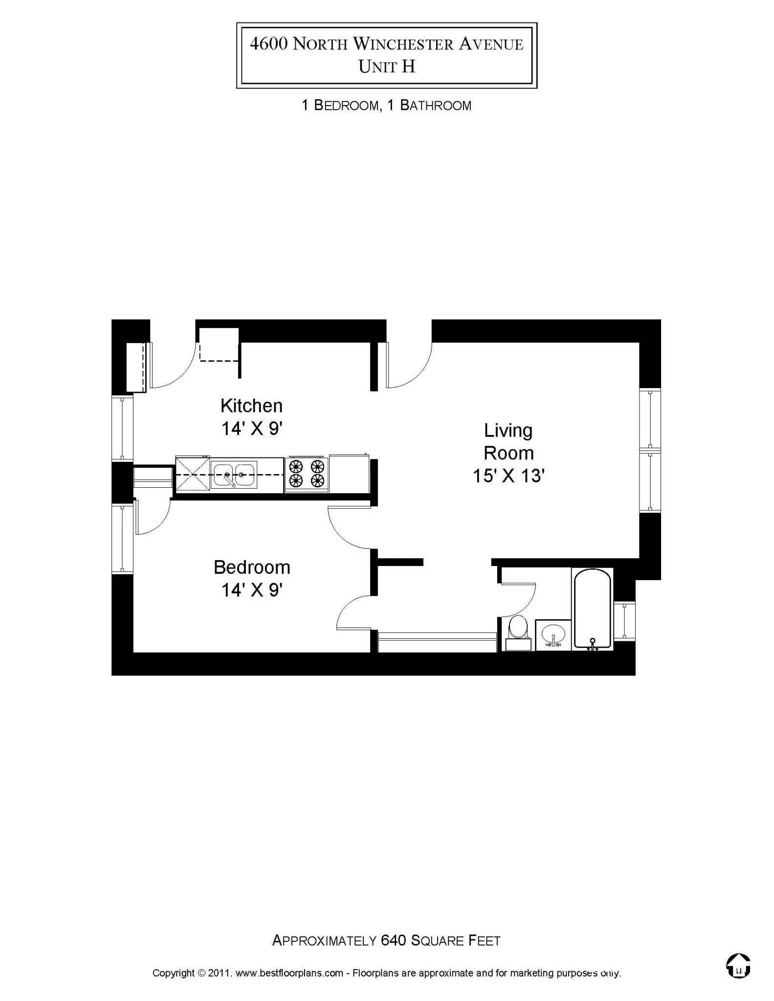 4600 N Winchester Ave, ,  60640, USA 60640-unit#4600-3H-Chicago-IL