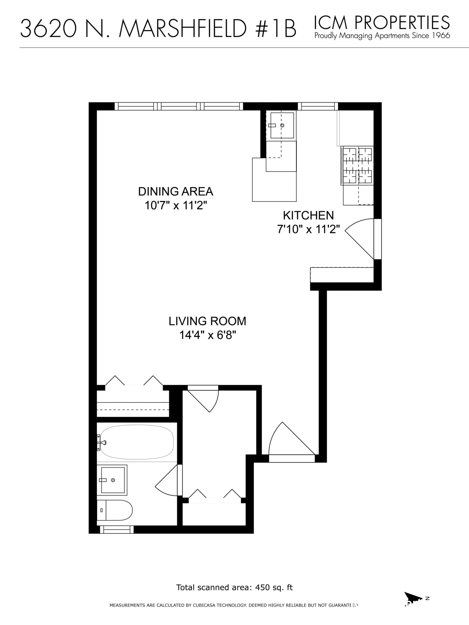 3618 N Marshfield Ave, , 60613, USA 60613-unit#3620-1B-Chicago-IL
