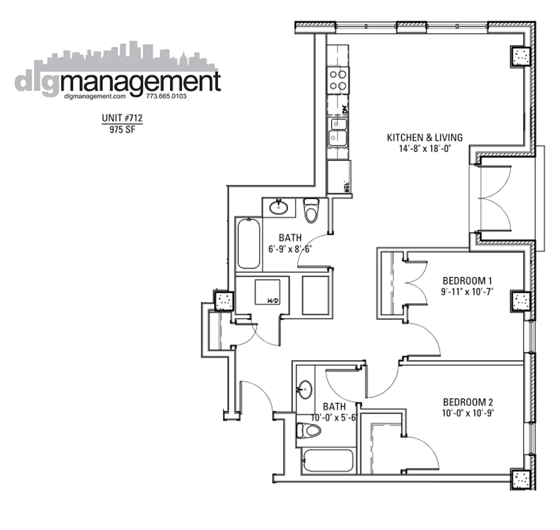 N Broadway, , , USA IL-unit#3833-612-Chicago-IL