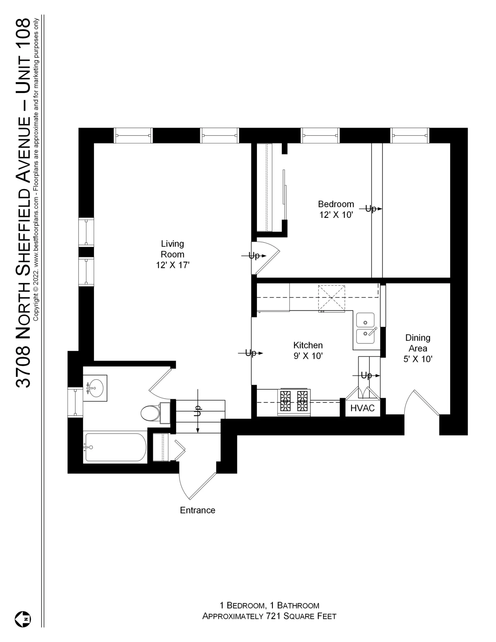 3708 N Sheffield Ave, ,  60613, USA 60613-unit#3708-108-Chicago-IL
