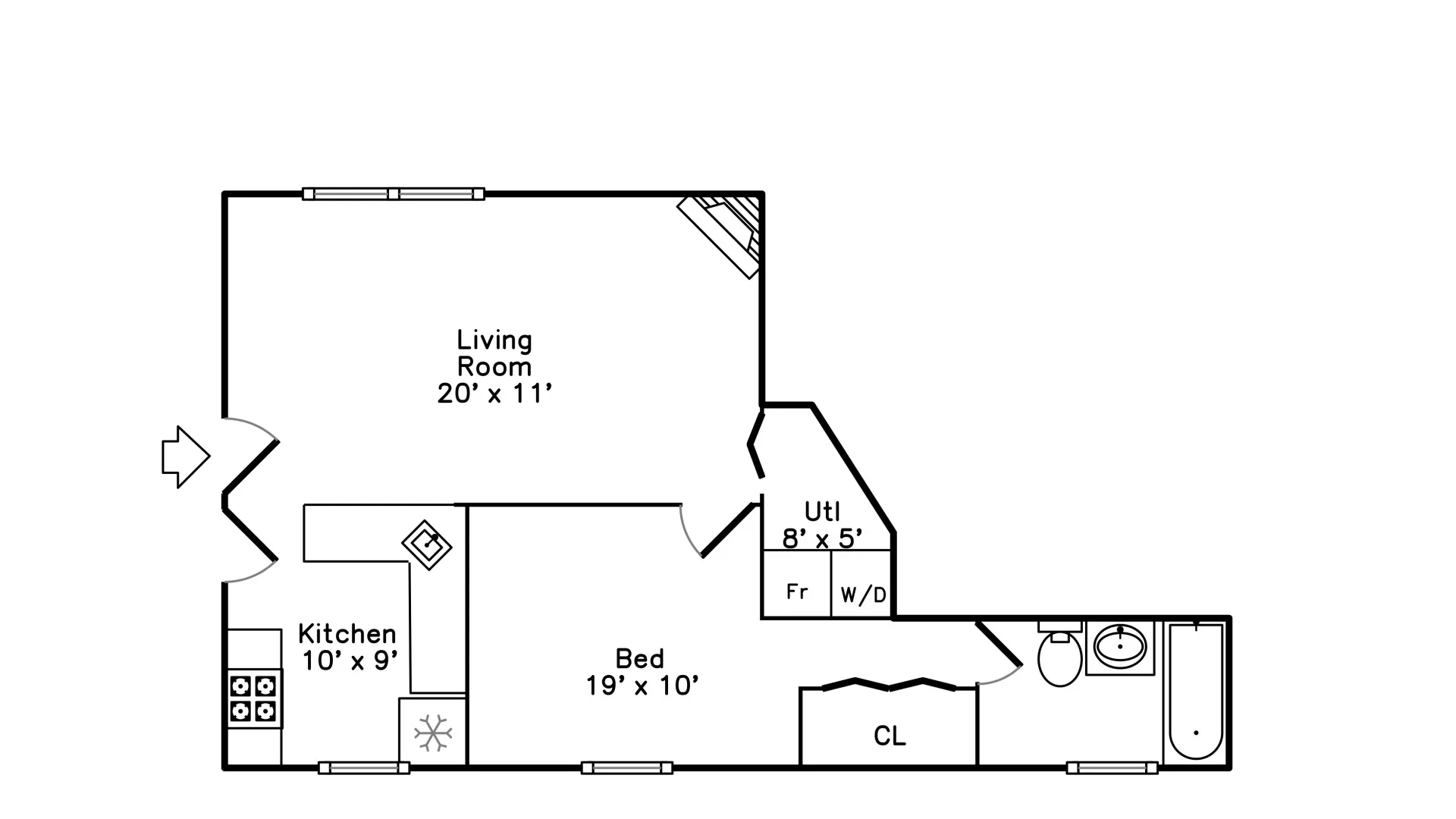 2113 W Caton St, ,  60647, USA 60647-unit#2E-Chicago-IL