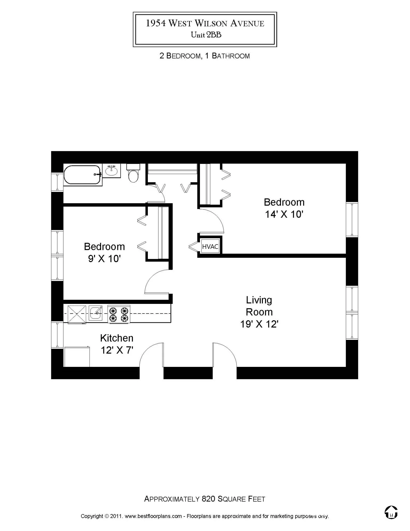 4600 N Winchester Ave, ,  60640, USA 60640-unit#1954-2BB-Chicago-IL