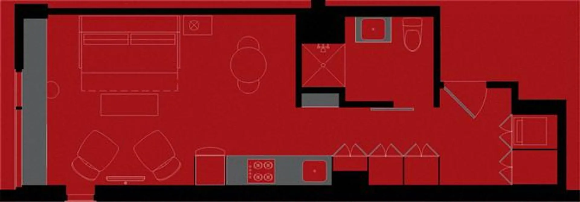 1515 N Fremont St, ,  60642, USA 60642-unit#406-Chicago-IL