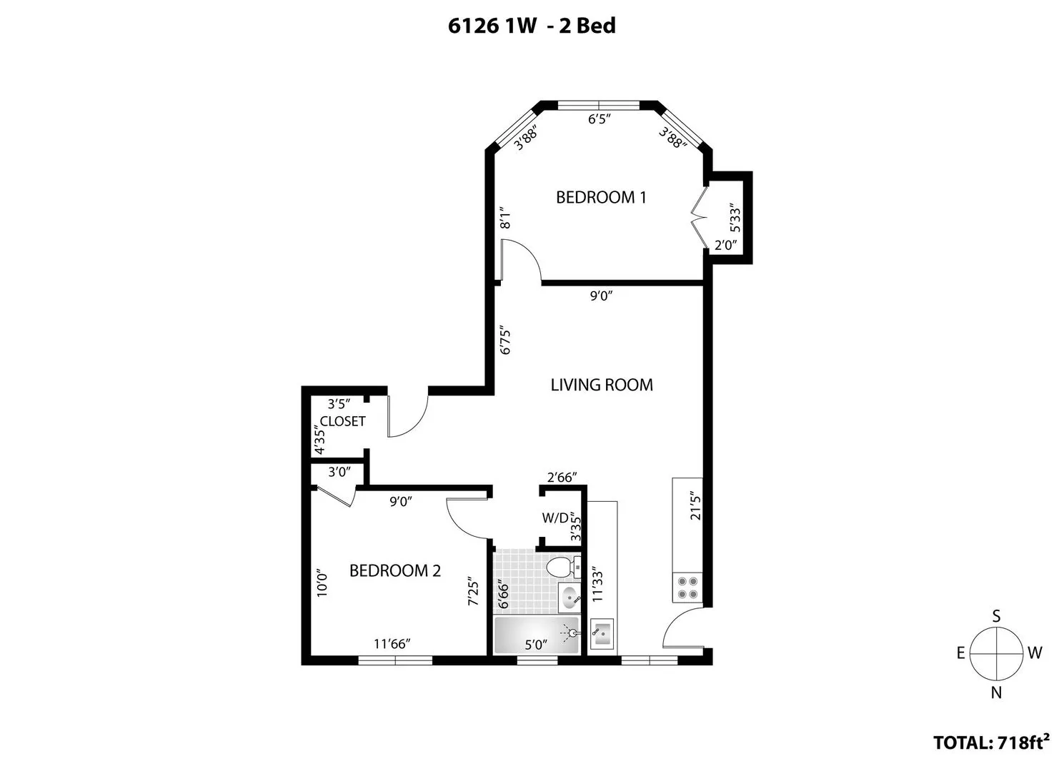 6126 S Ingleside Ave, ,  60637, USA 60637-unit#1W-Chicago-IL