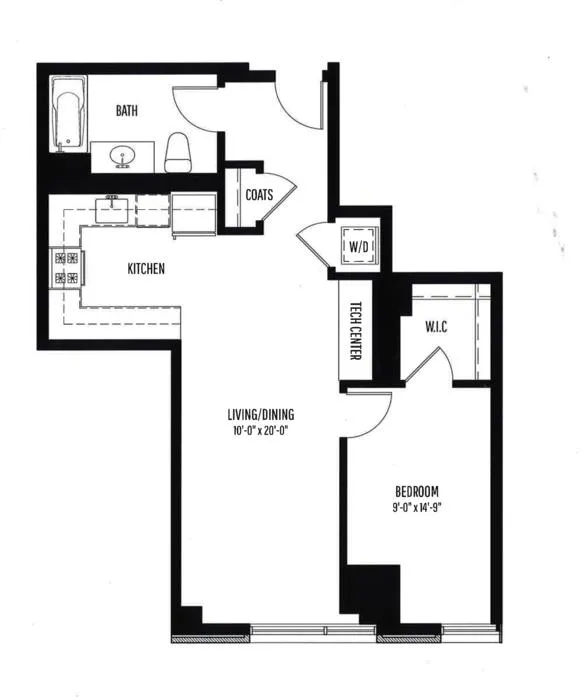 1225 N Wells St, , 60610, USA 60610-unit#426-Chicago-IL