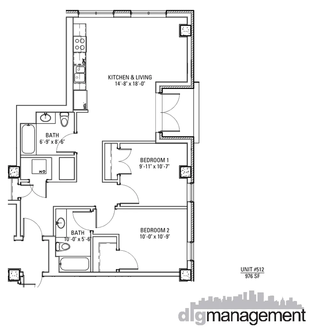 N Broadway, , , USA IL-unit#3833-512-Chicago-IL