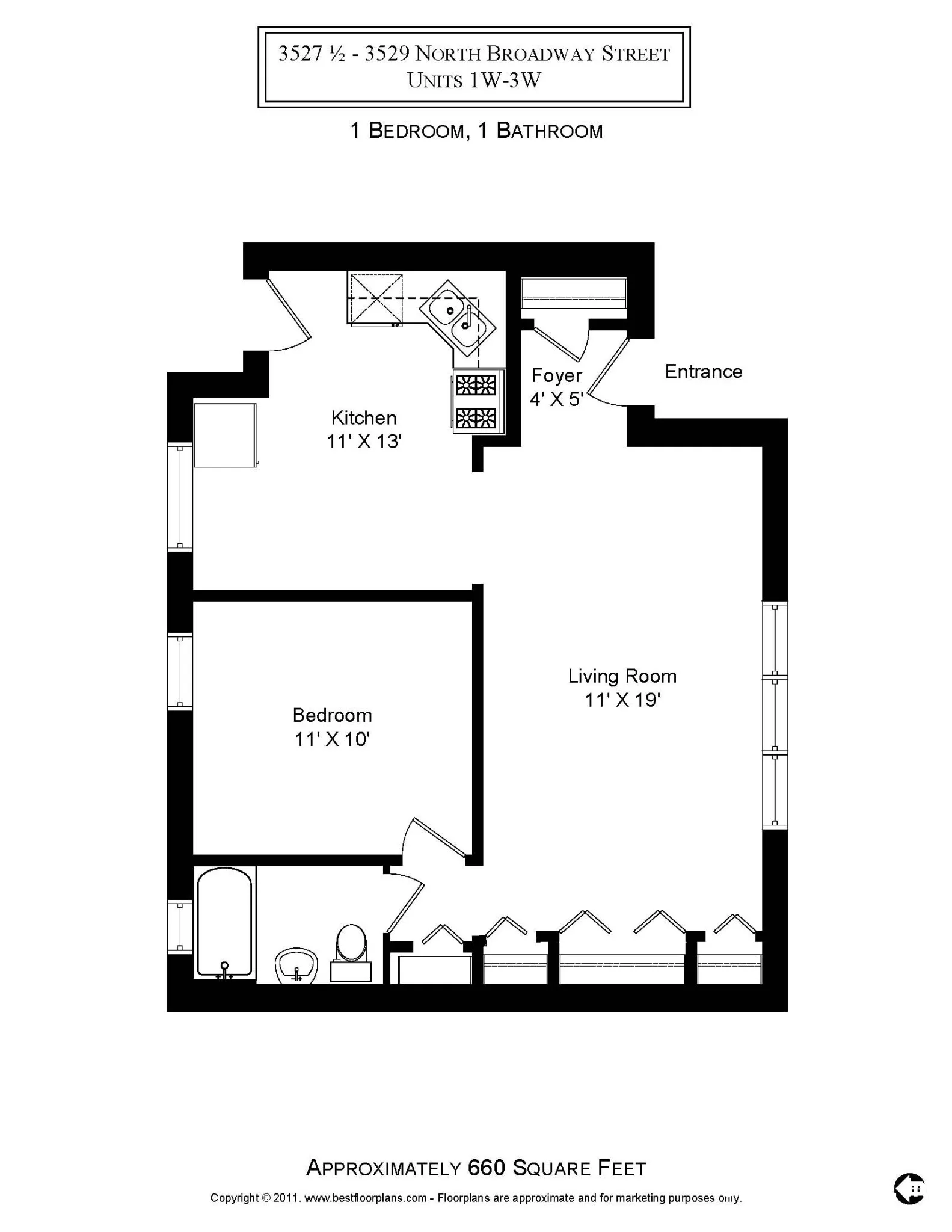 3521 N Broadway, ,  60657, USA 60657-unit#3529-1W-Chicago-IL