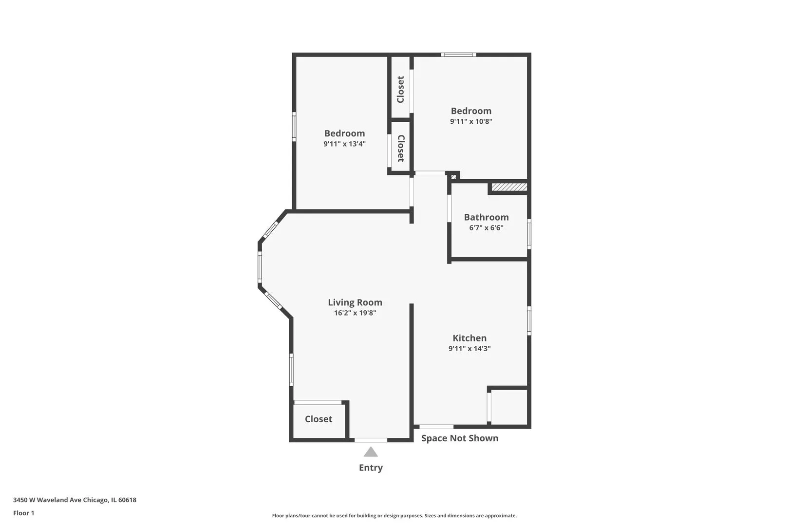 3450 W Waveland Ave, ,  60618, USA 60618-unit#BW-Chicago-IL