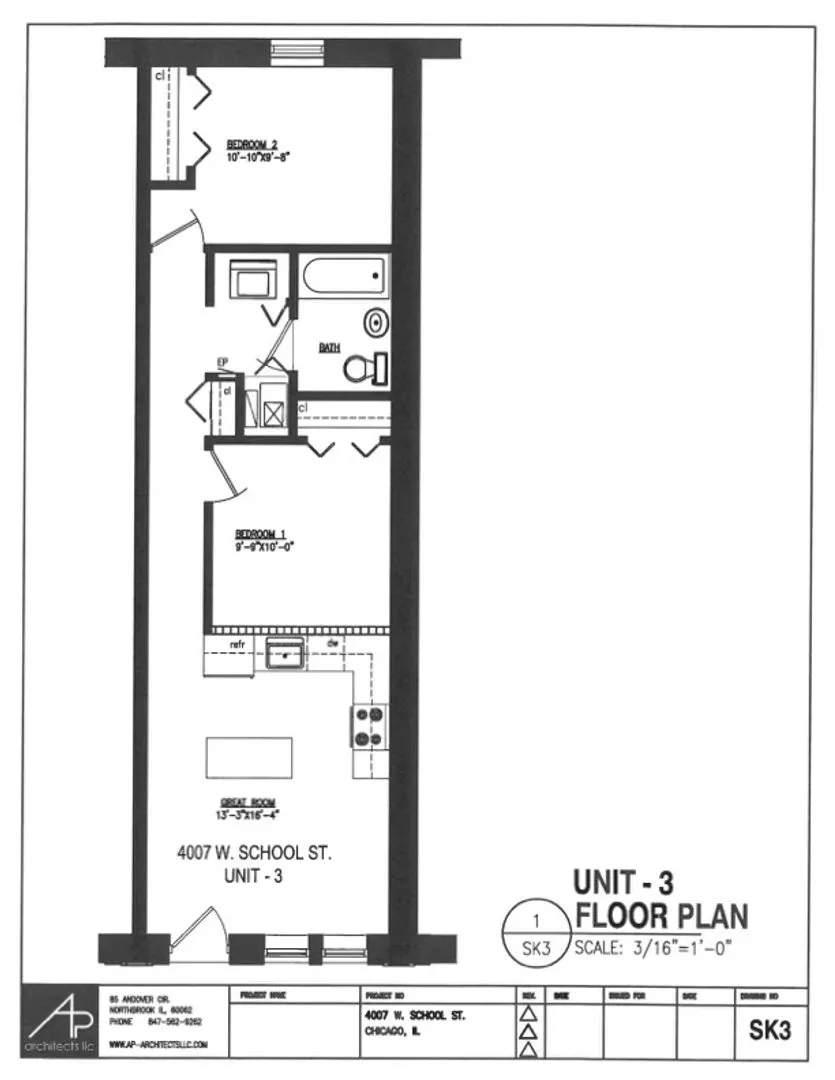 4007 W School St, ,  60641, USA 60641-unit#3-Chicago-IL