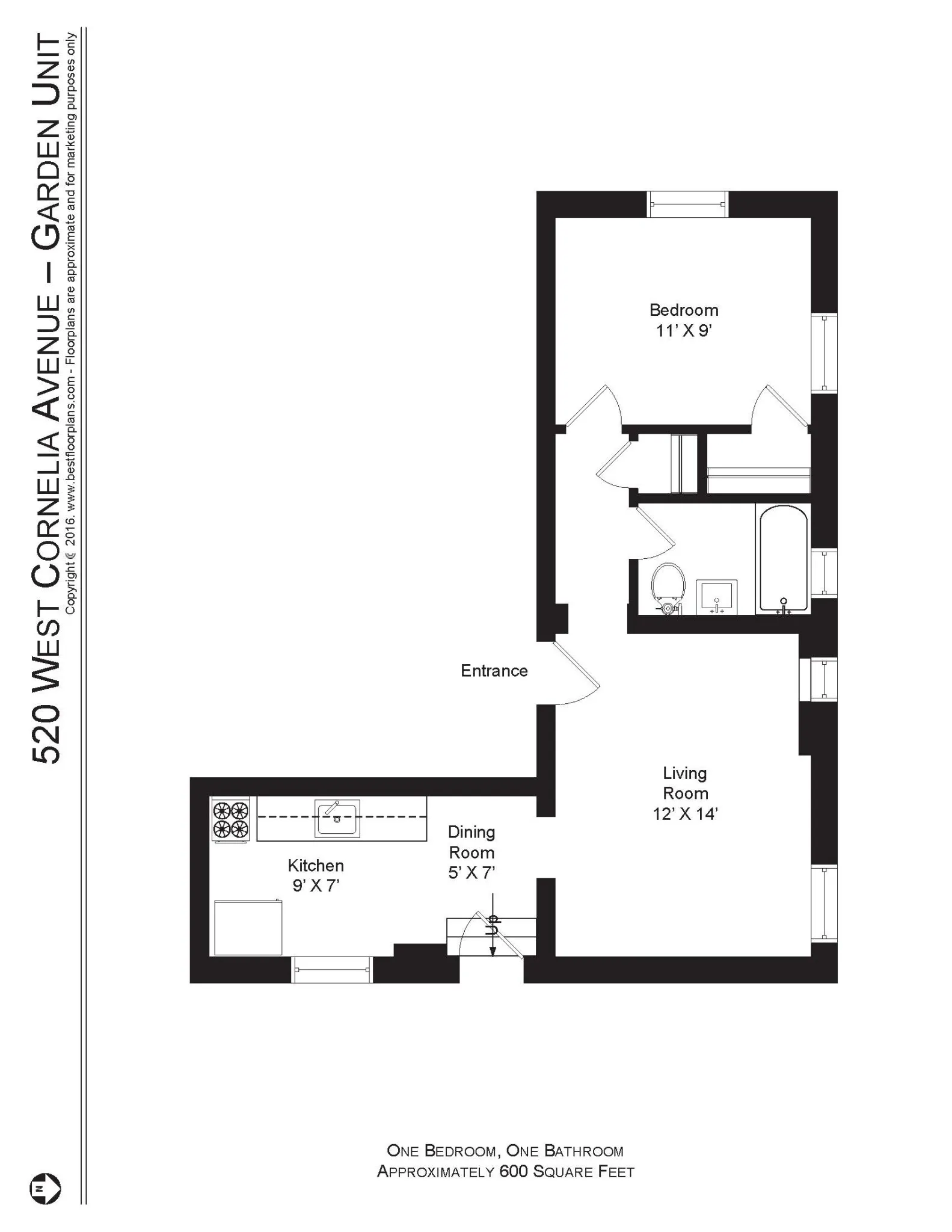 512 W Cornelia Ave, ,  60657, USA 60657-unit#520-G-Chicago-IL