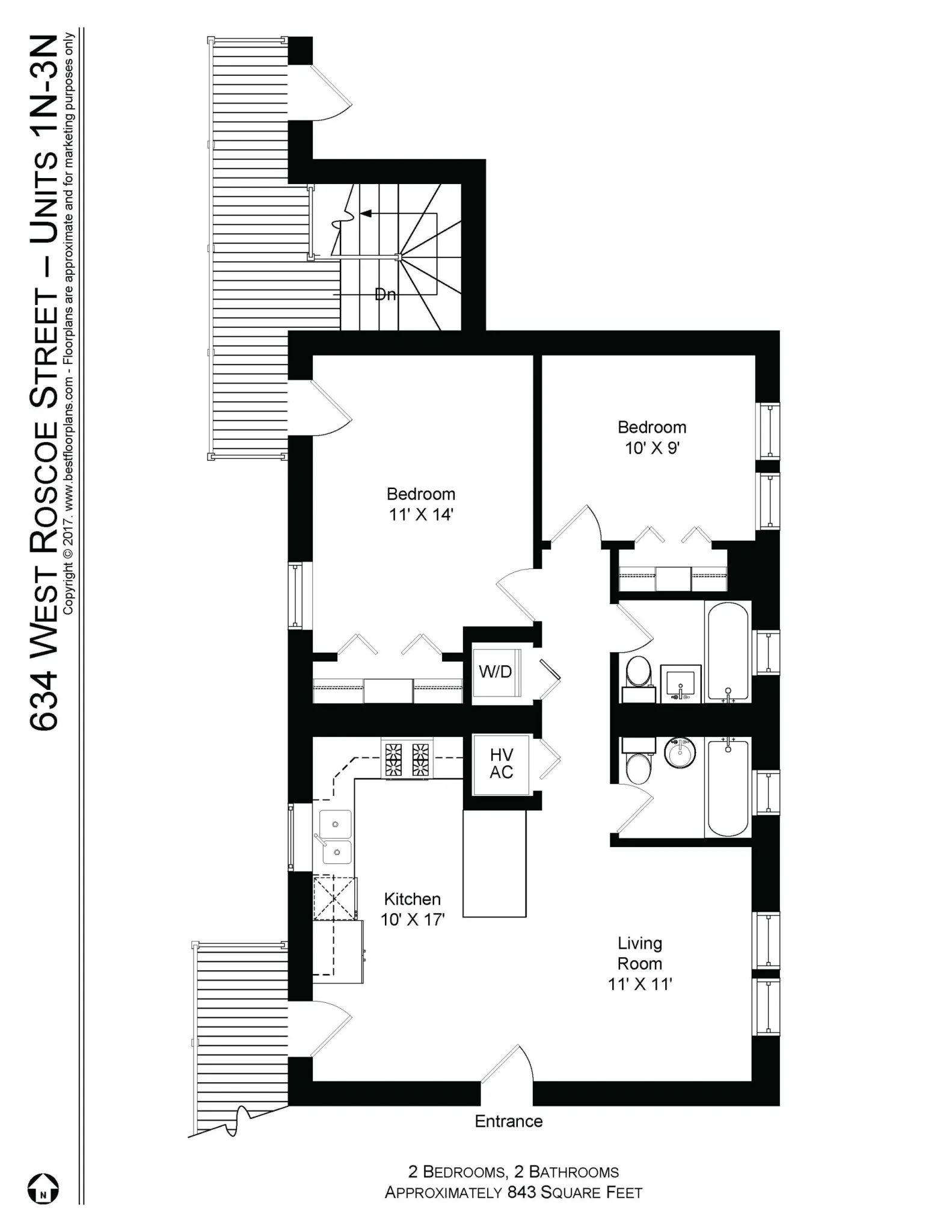 628 W Roscoe St, , 60657, USA 60657-unit#634R-1N-Chicago-IL