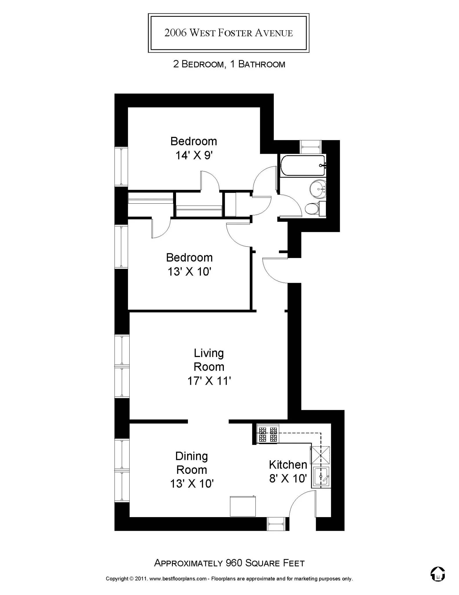 2000 W Foster Ave, ,  60625, USA 60640-unit#2006-3-Chicago-IL