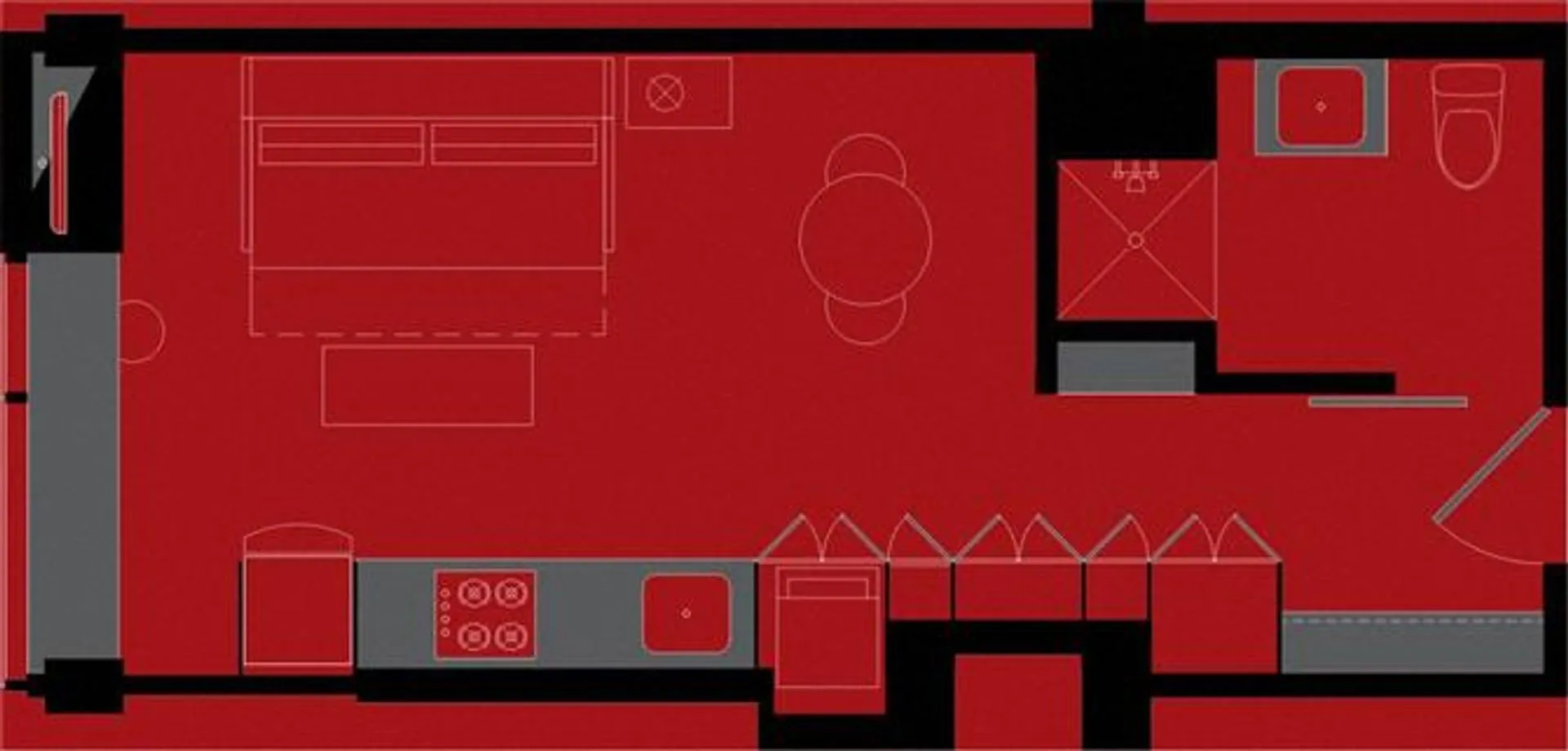 1515 N Fremont St, ,  60642, USA 60642-unit#414-Chicago-IL