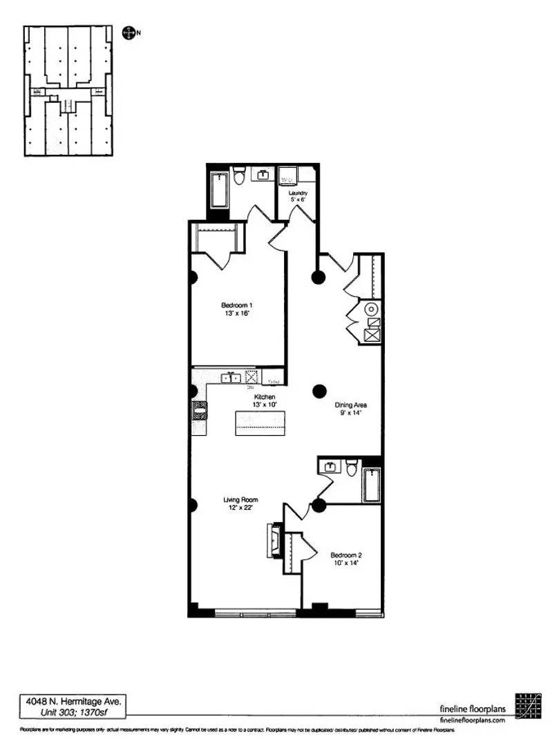 4046 N Hermitage Ave, , 60613, USA 60613-unit#303-Chicago-IL