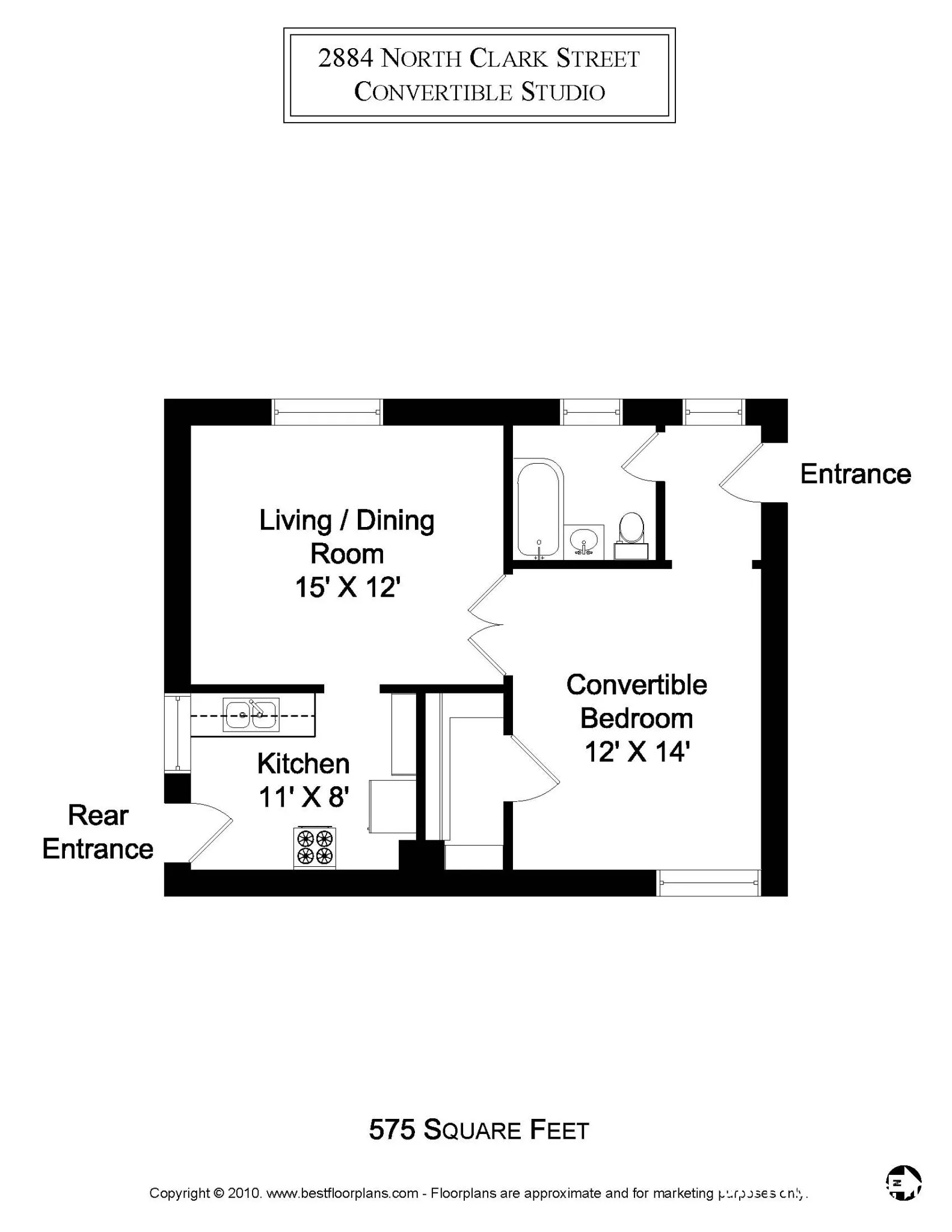 2876 N Clark St, , 60657, USA 60657-unit#2884-2-Chicago-IL