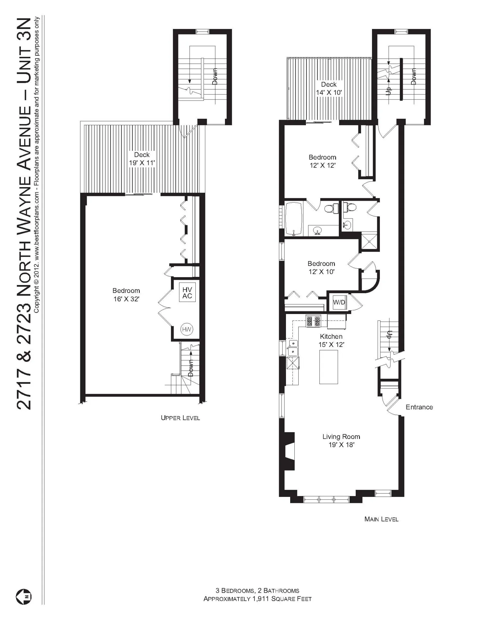 2715 N Wayne Ave, ,  60614, USA 60614-unit#2717-3N-Chicago-IL
