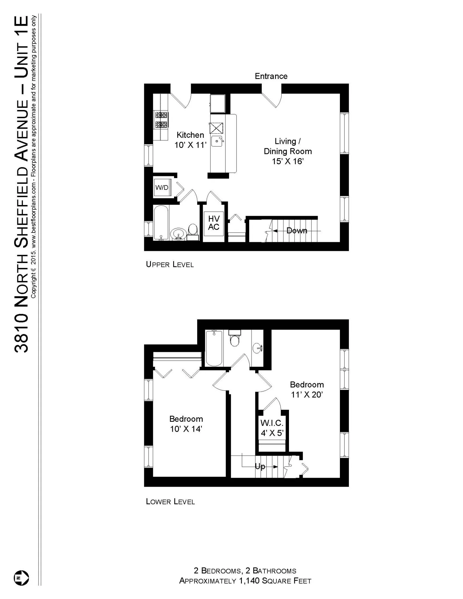 3808 N Sheffield Ave, ,  60613, USA 60613-unit#3810S-1E-Chicago-IL