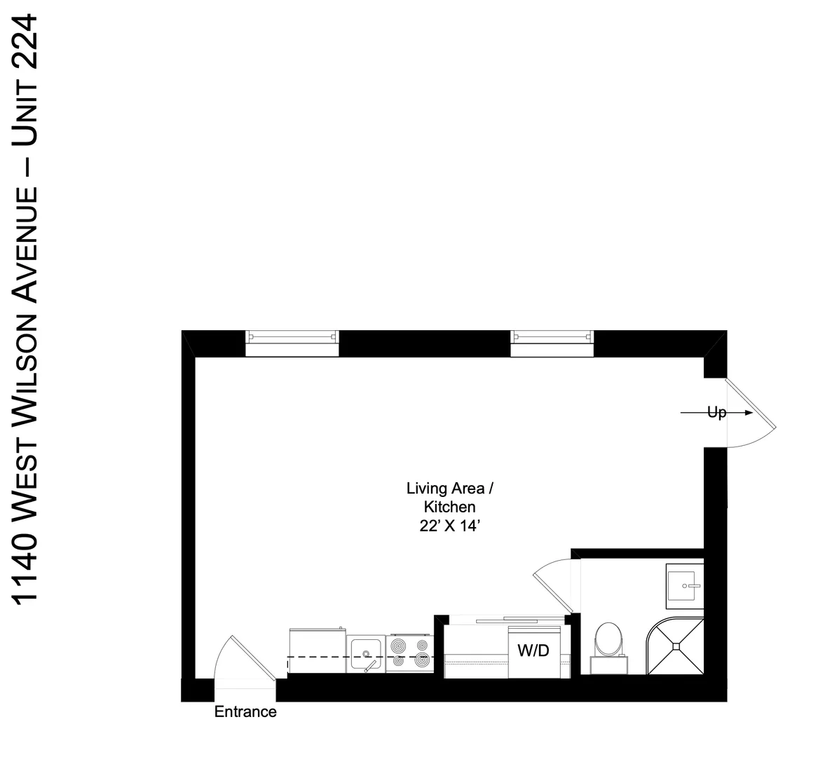 1132 W Wilson Ave, , 60640, USA 60640-unit#224-Chicago-IL
