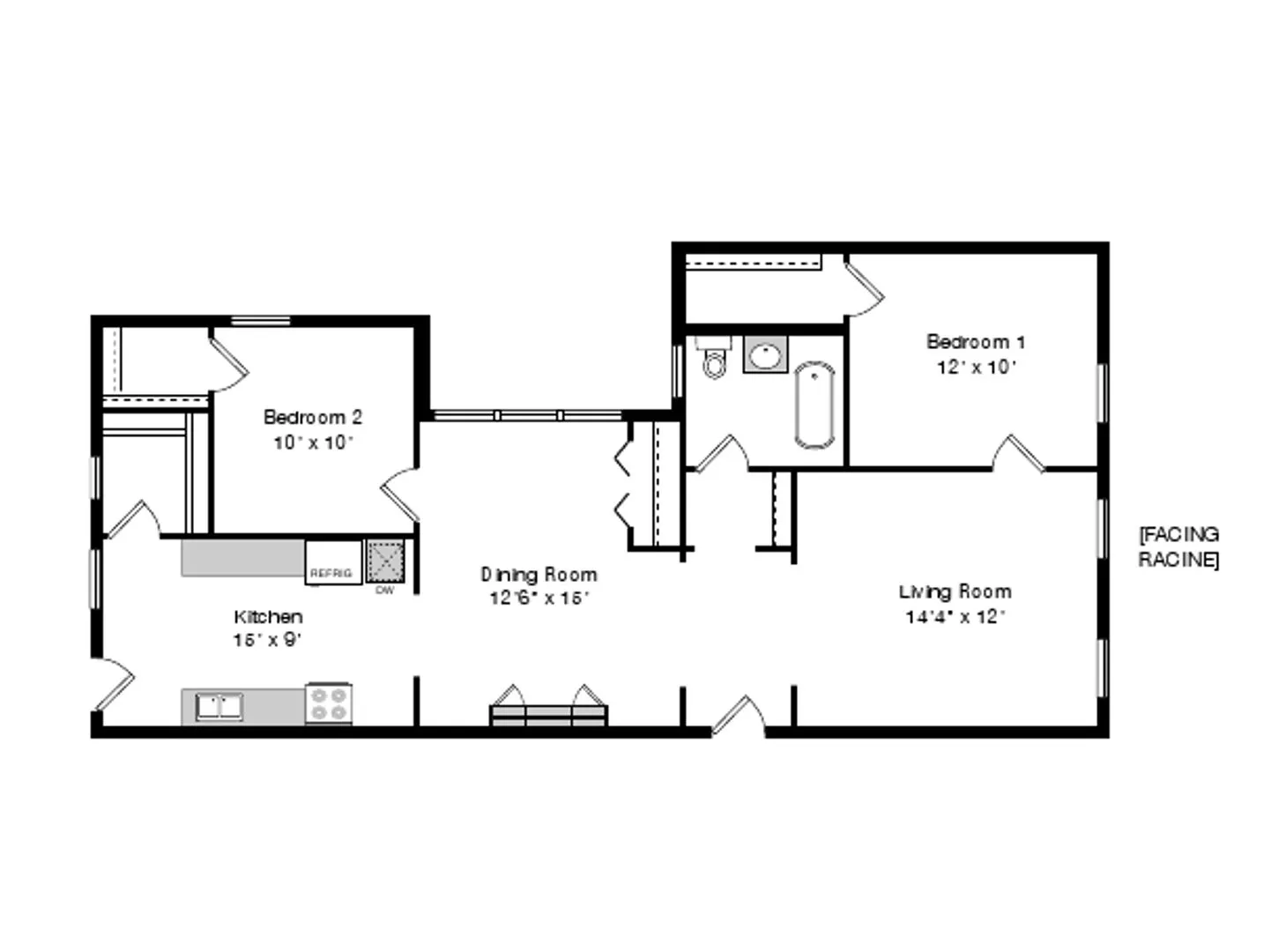 2442 N Racine Ave, ,  60614, USA 60614-unit#1-Chicago-IL